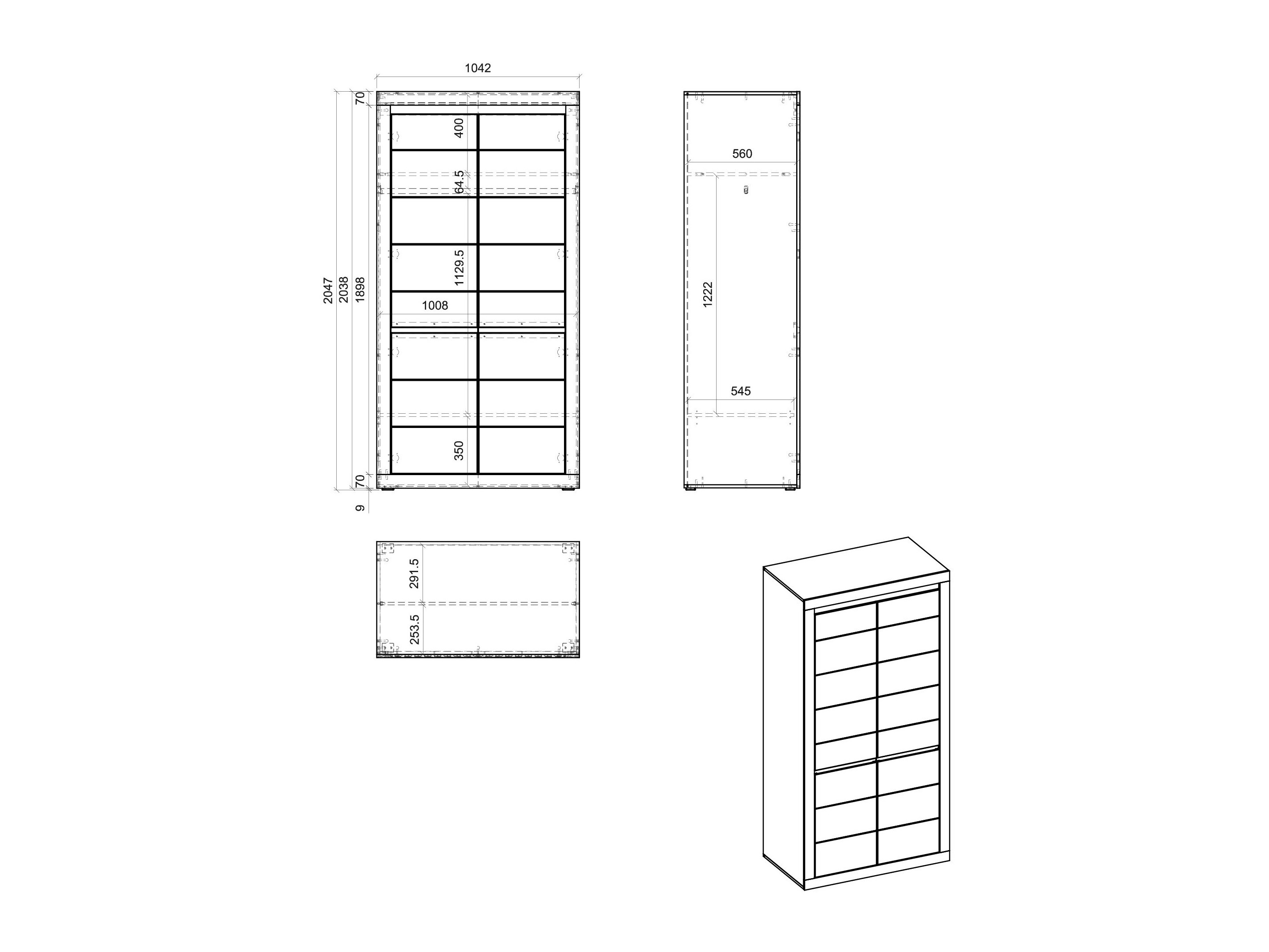 Wardrobe Ophtola 117
