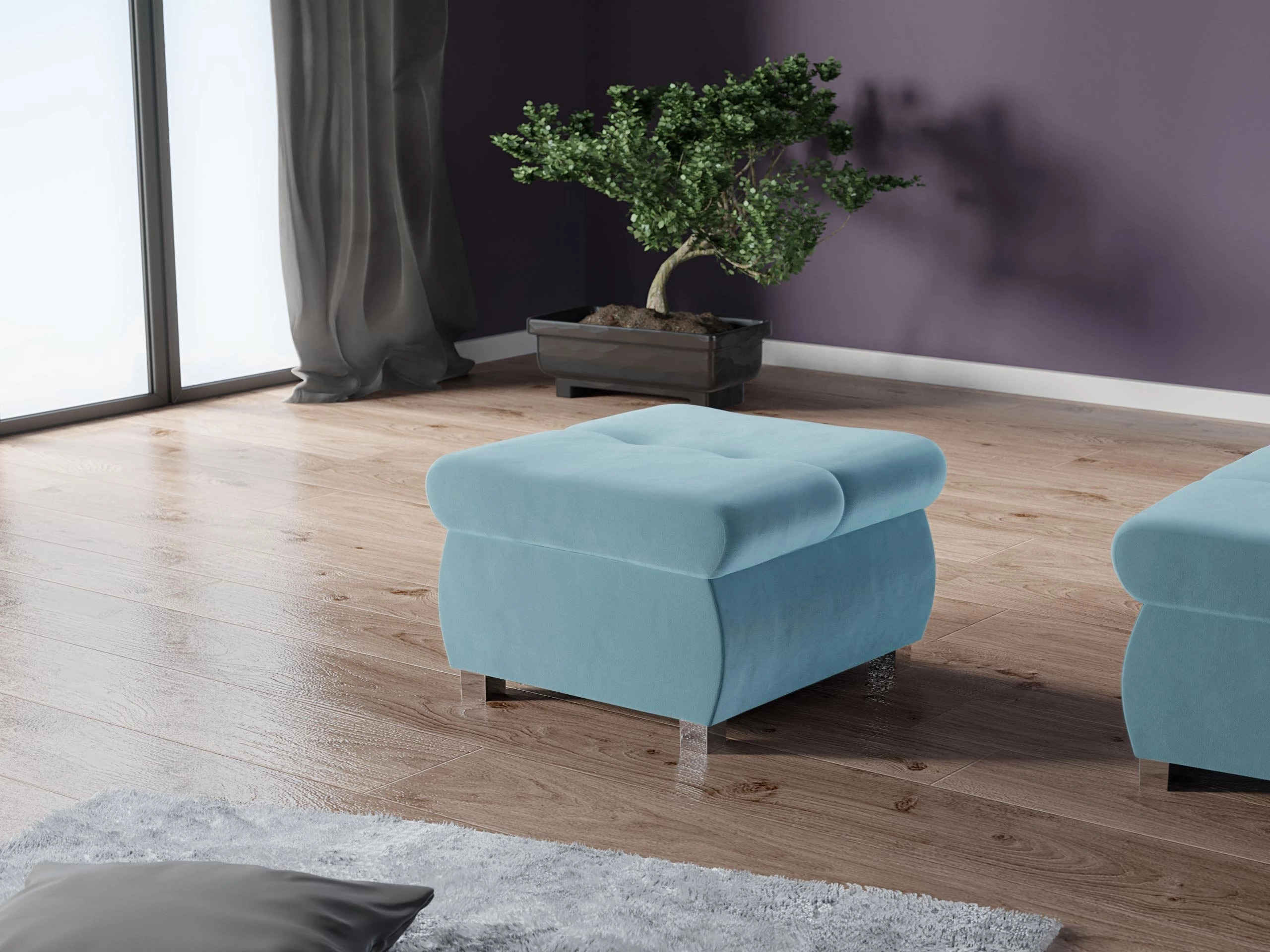 Ottoman Comfivo Nitor (Magic Velvet 2260)
