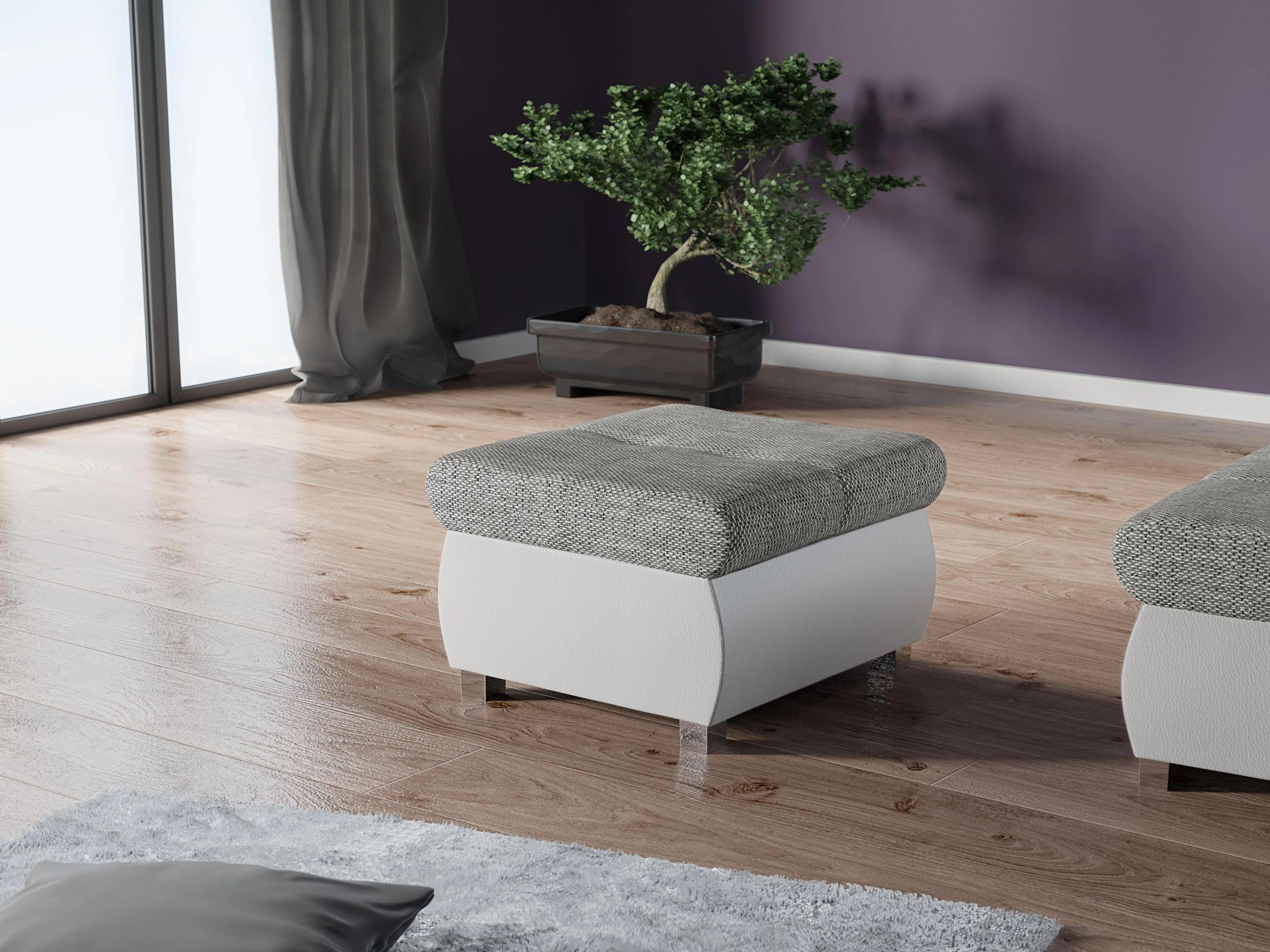 Ottoman Comfivo Nitor (Soft 017 + Lawa 05)