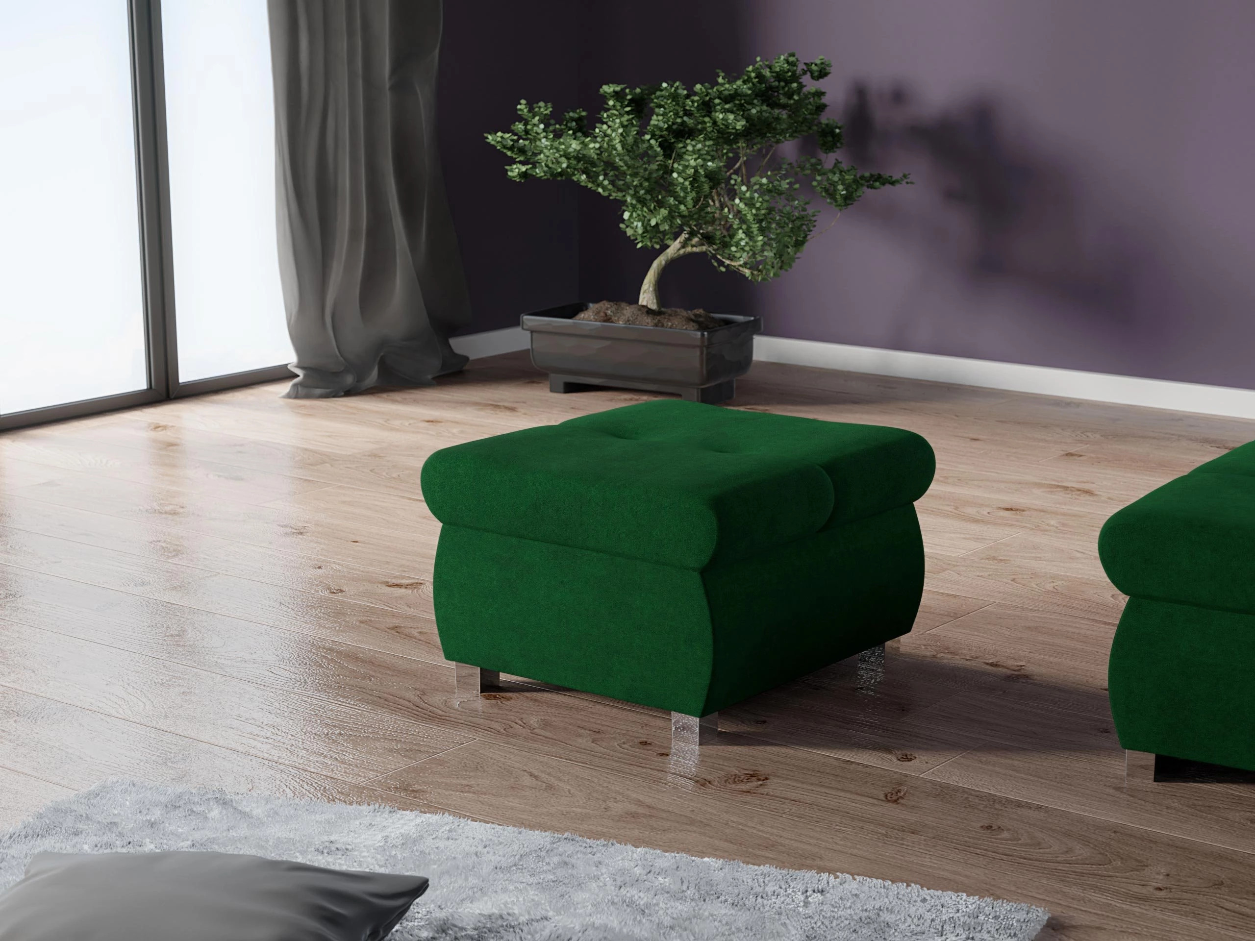 Ottoman Comfivo Nitor (Uttario Velvet 2951)