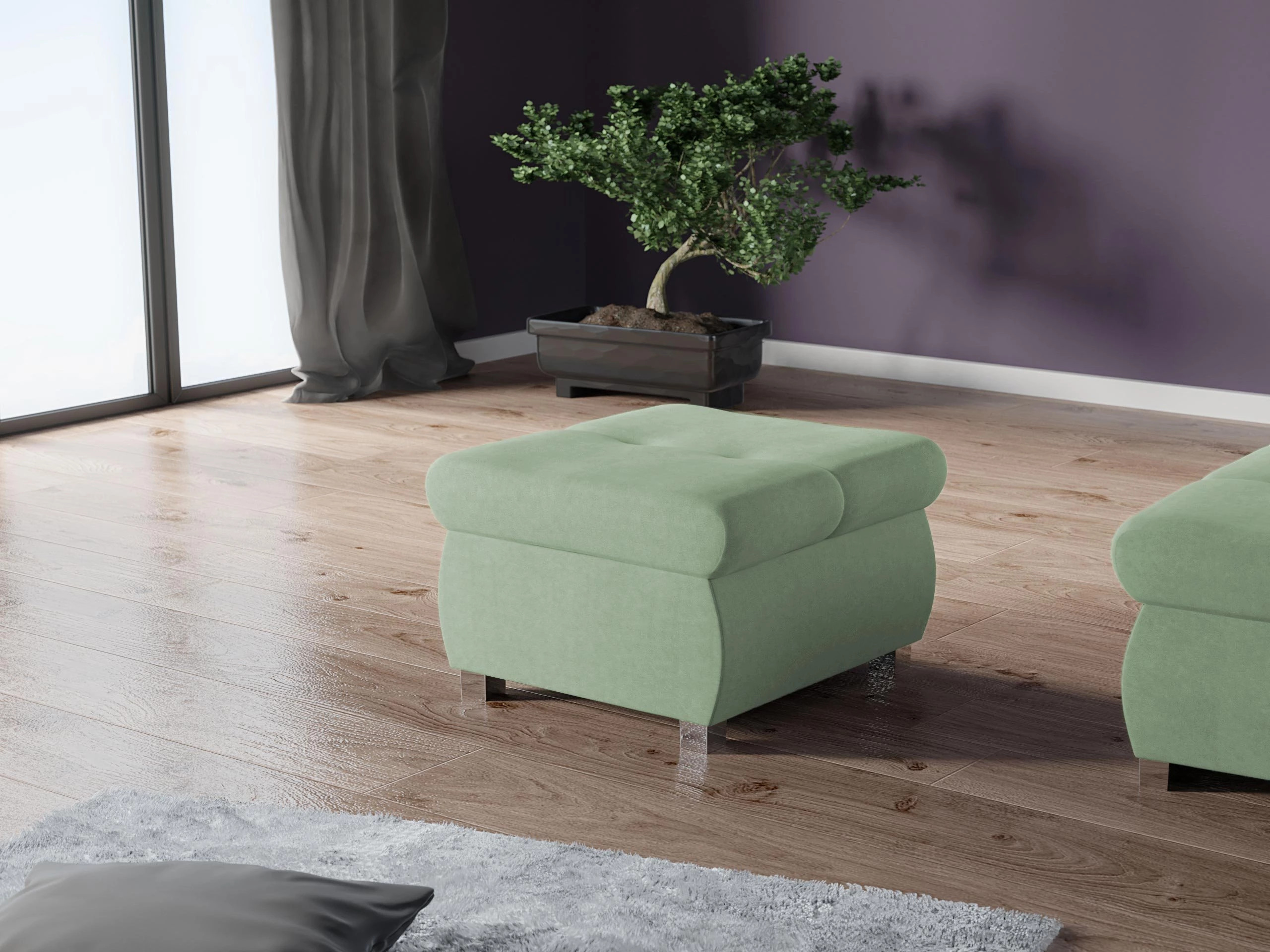 Ottoman Comfivo Nitor (Uttario Velvet 2954)