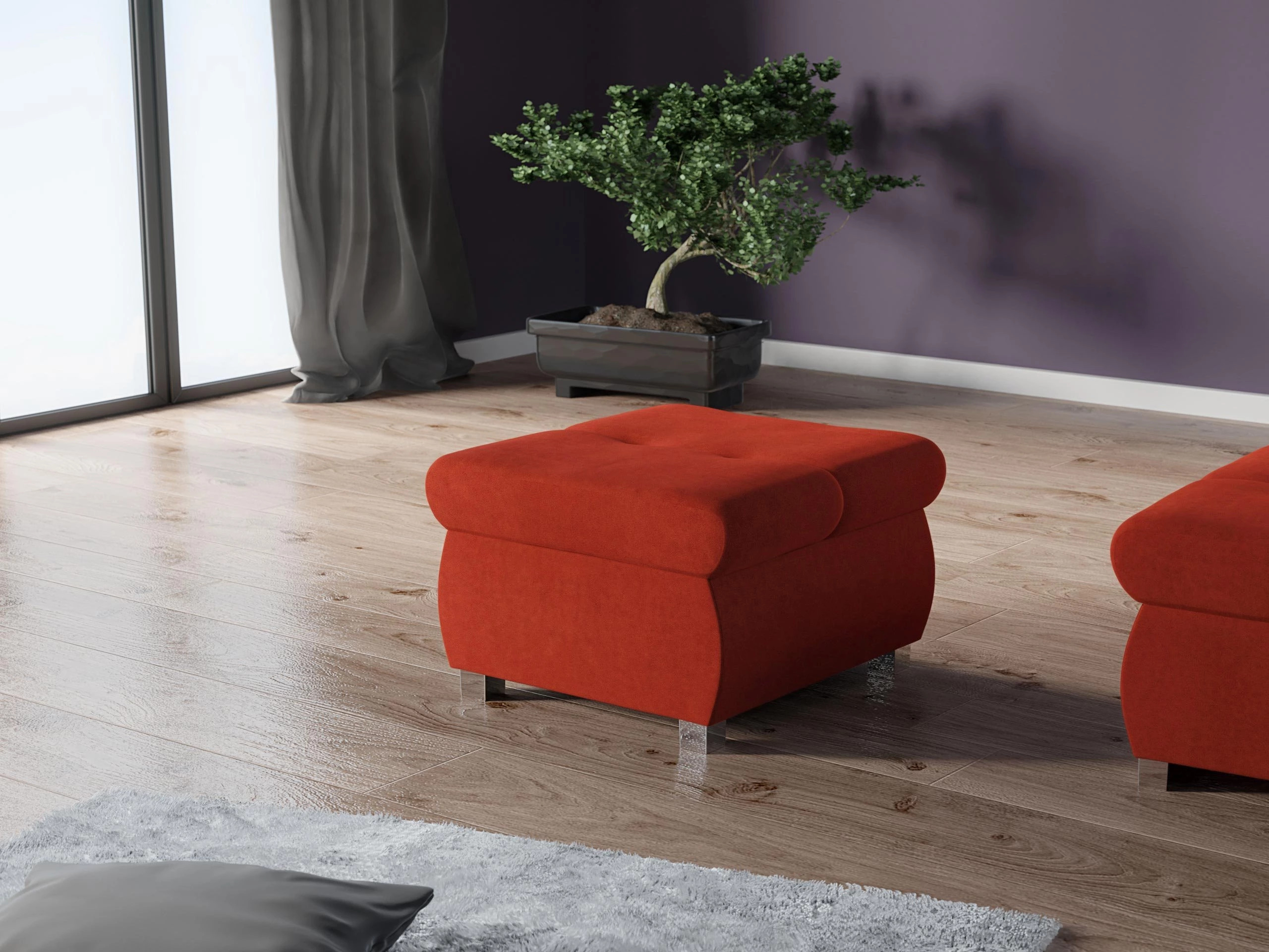 Ottoman Comfivo Nitor (Uttario Velvet 2964)