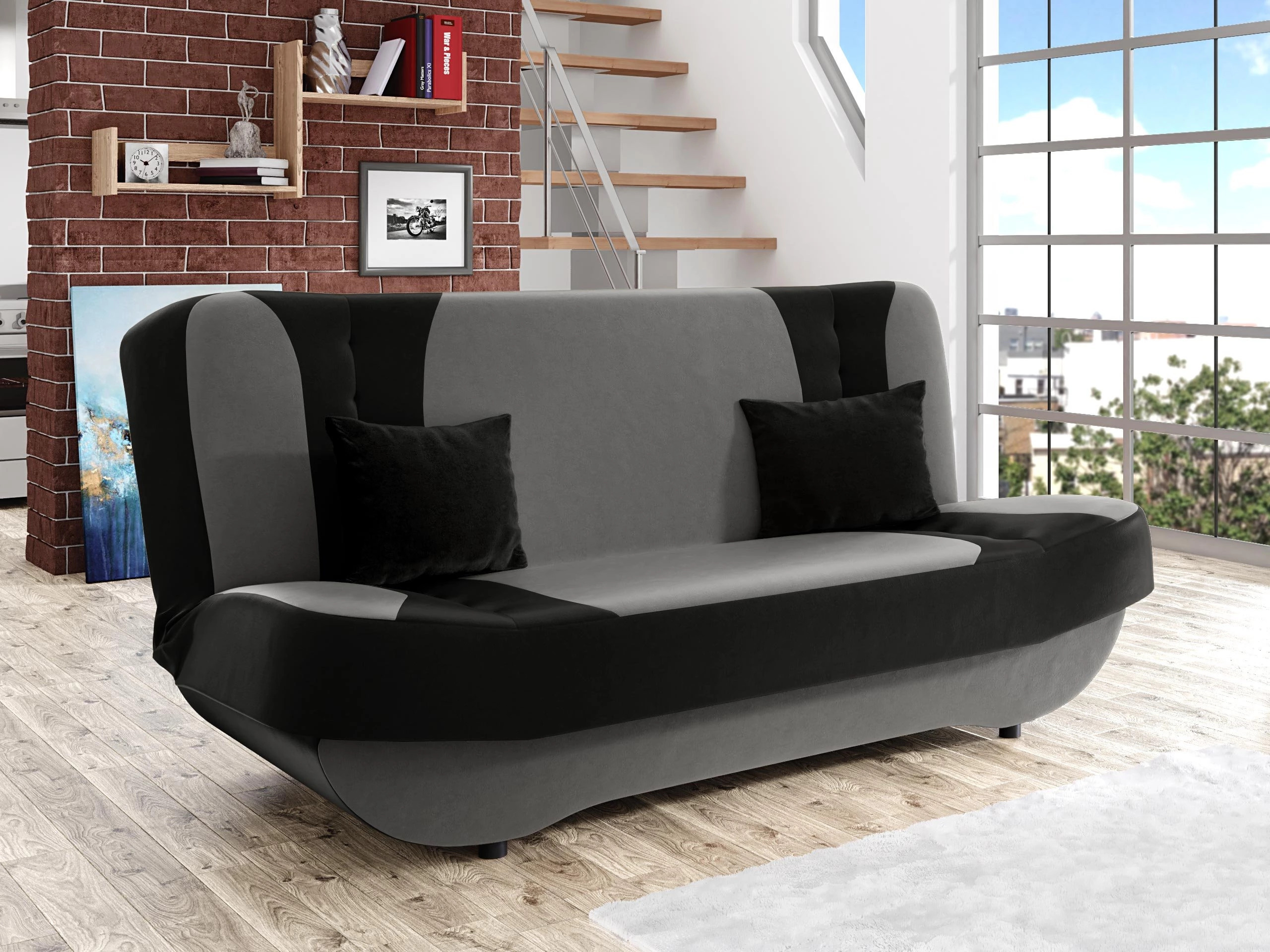 Sofa bed Comfivo Cervus (Magic Velvet 2217 + Magic Velvet 2219)