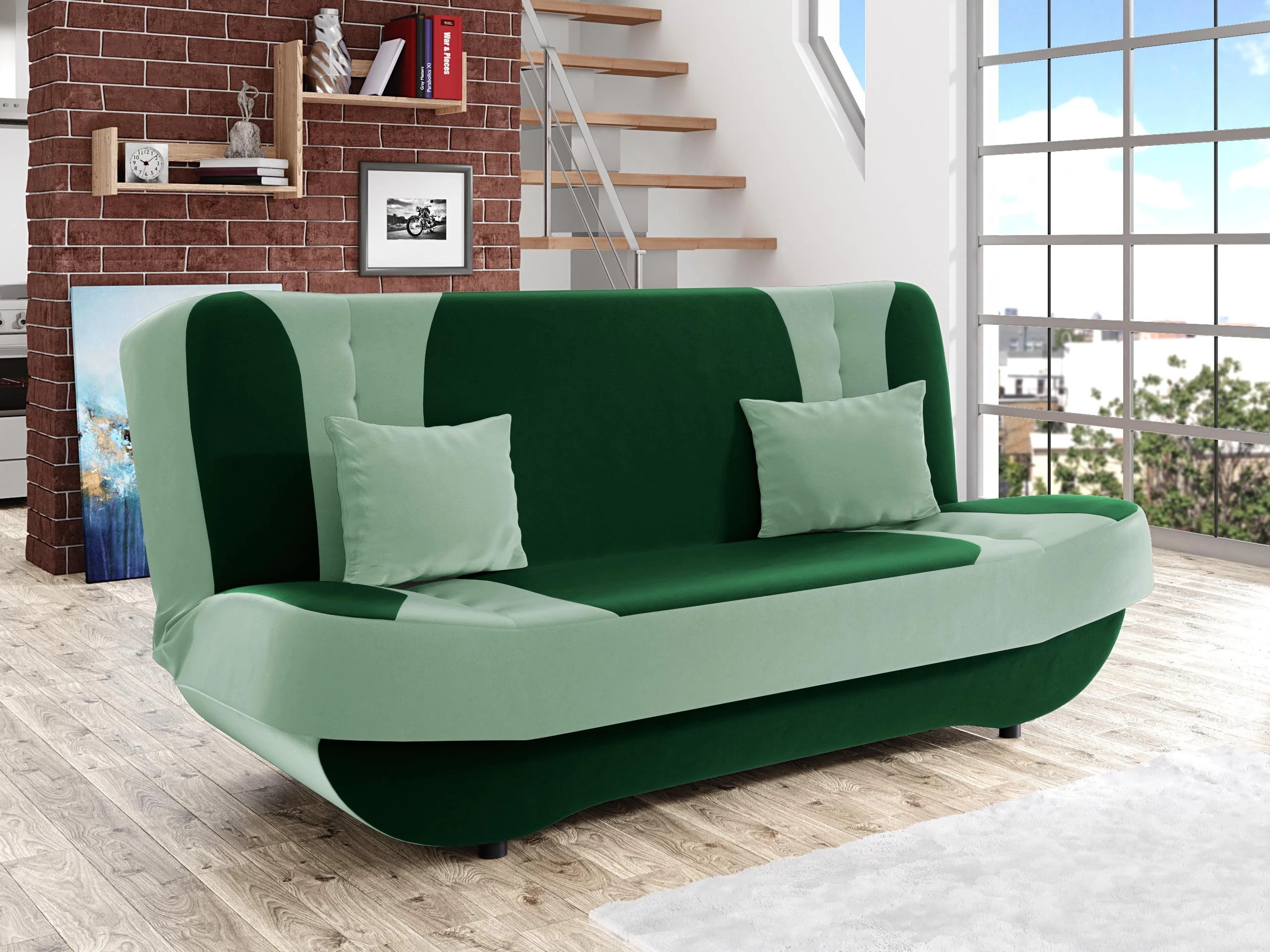 Sofa bed Comfivo Cervus (Magic Velvet 2225 + Magic Velvet 2227)