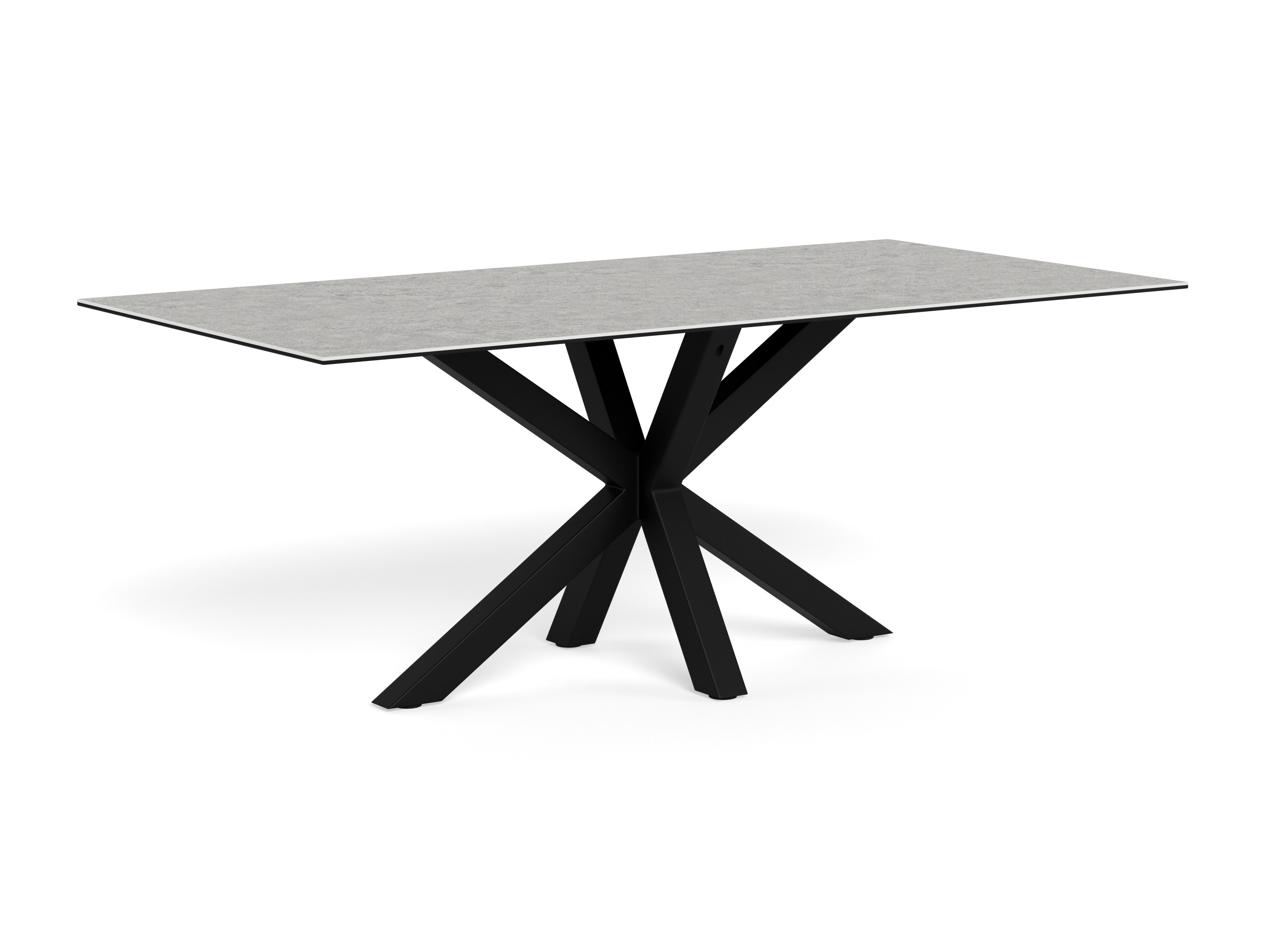 Table Norsica 394 (Light grey + Black)