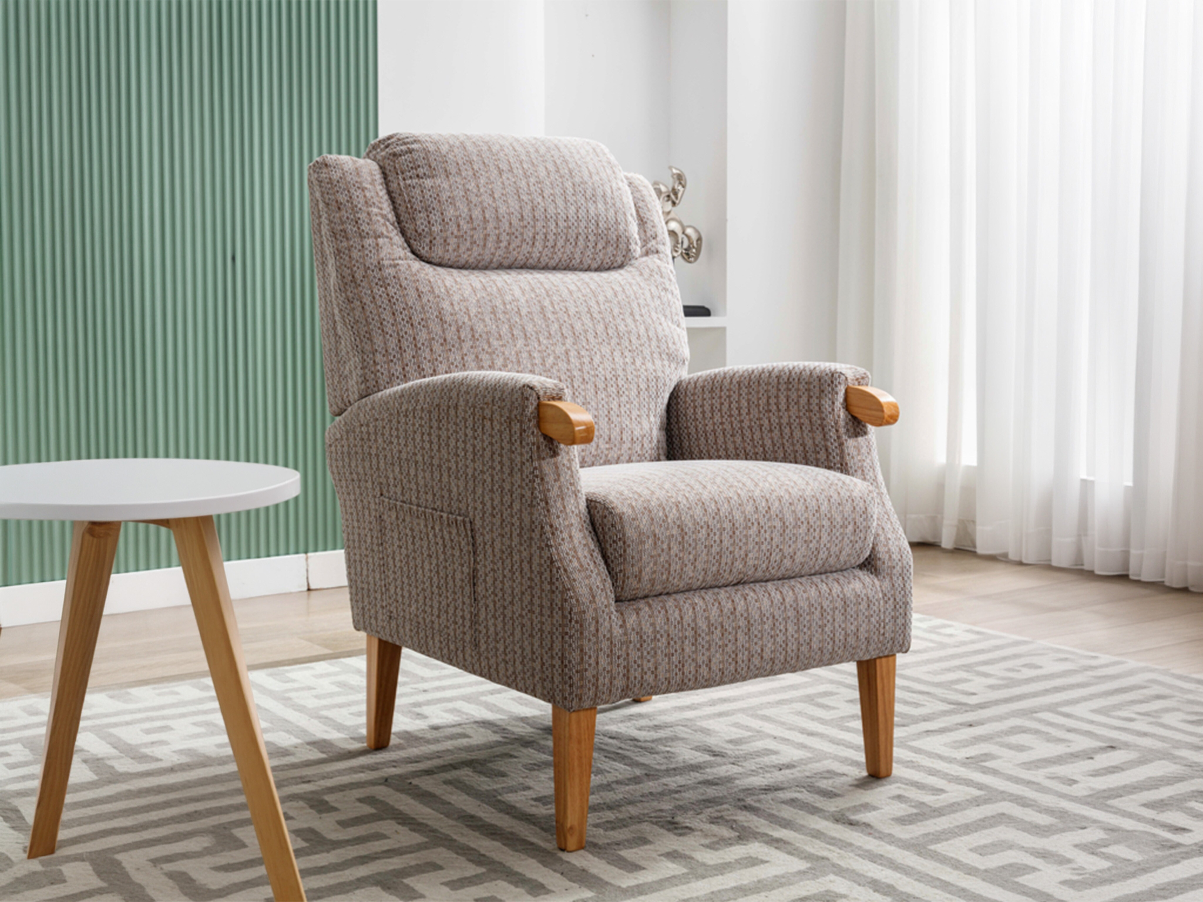 Armchair Anaheim 109 (Light brown)