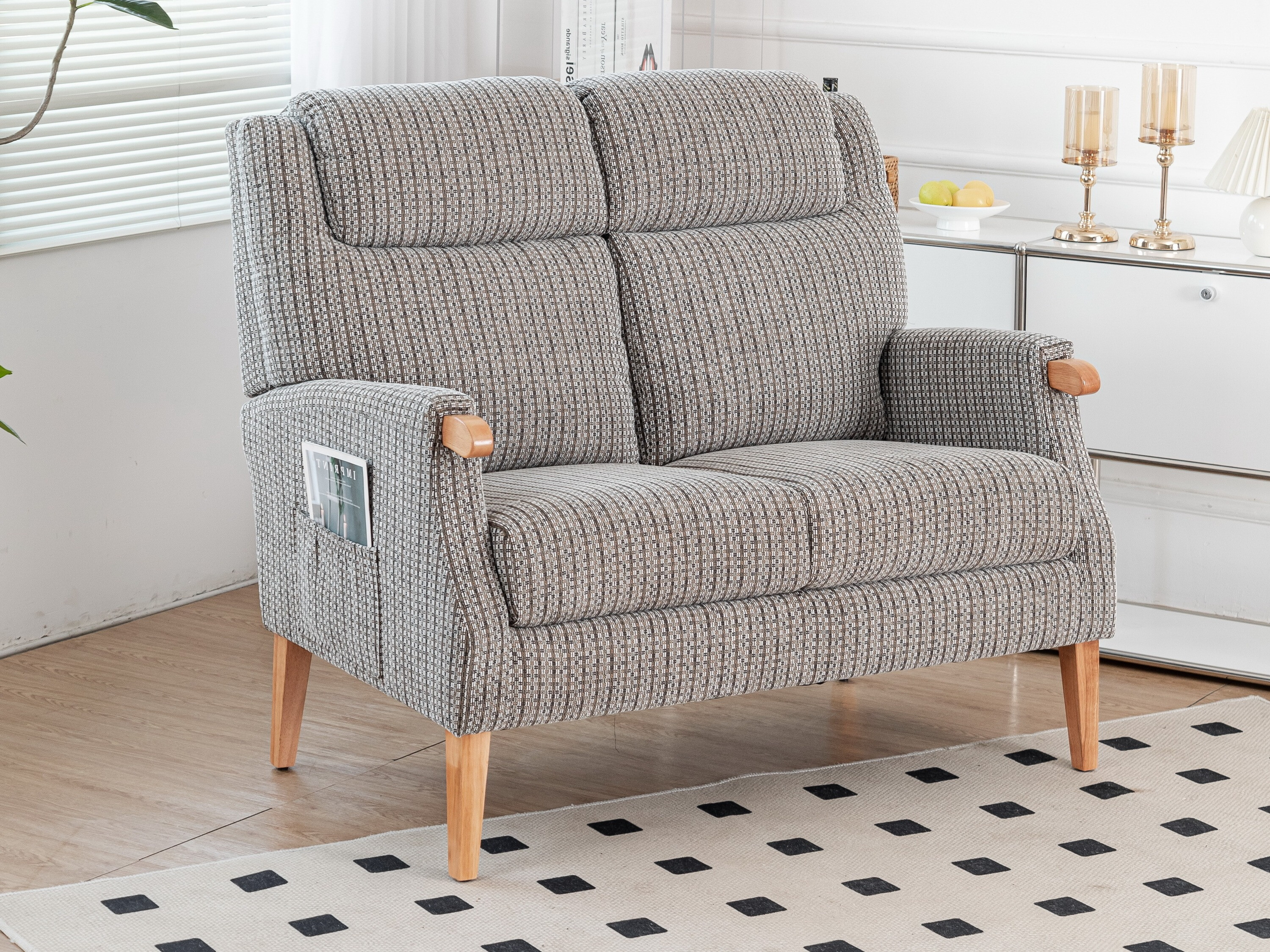 Sofa Anaheim 110 (Grey brown)