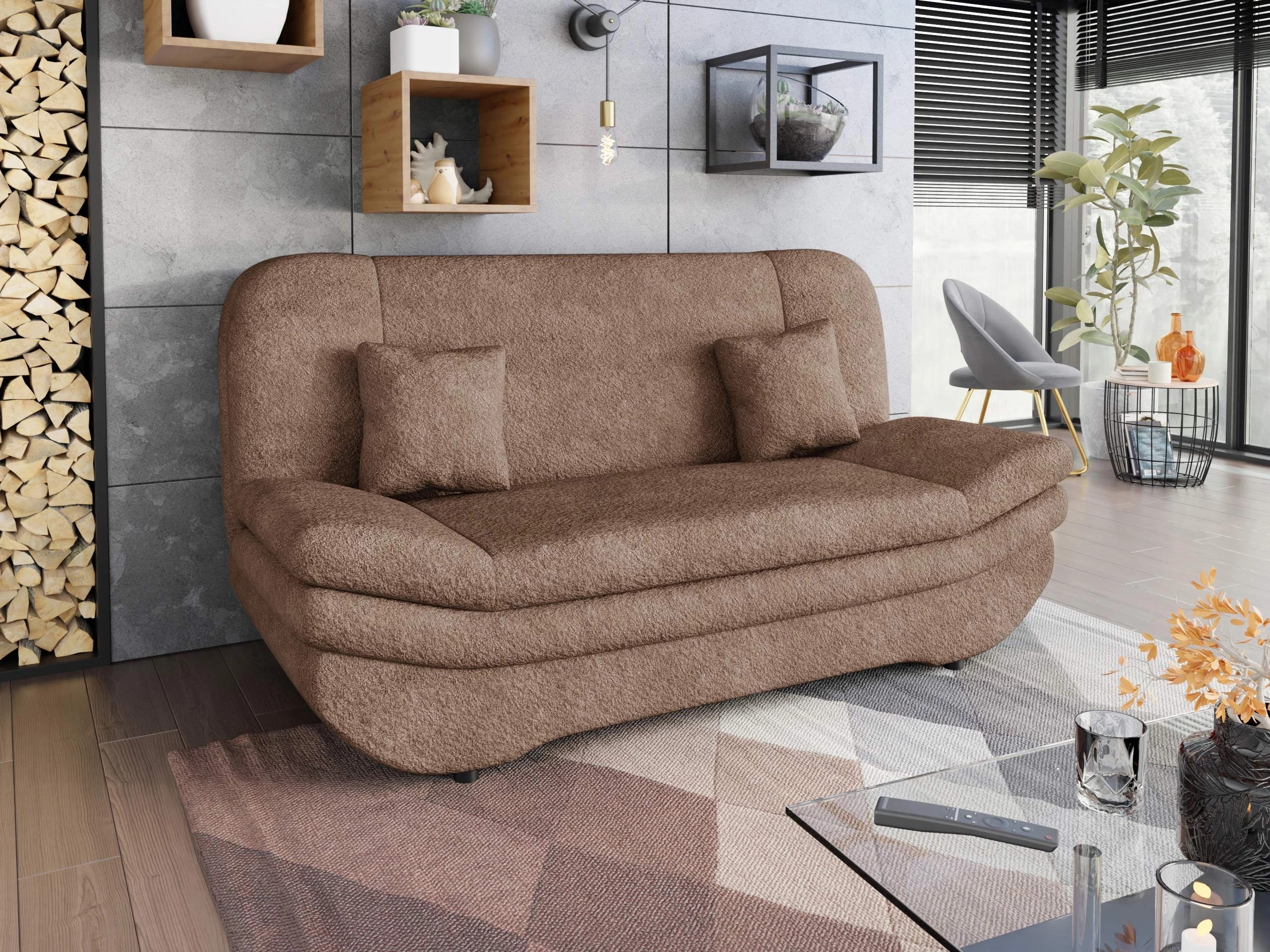 Sofa bed Comfivo Silva (Coral 45)
