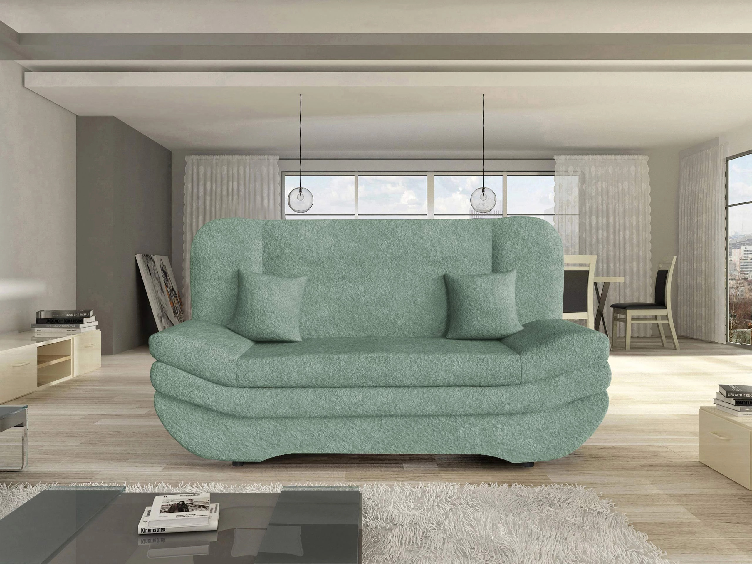 Sofa bed Comfivo Silva (Coral 55)