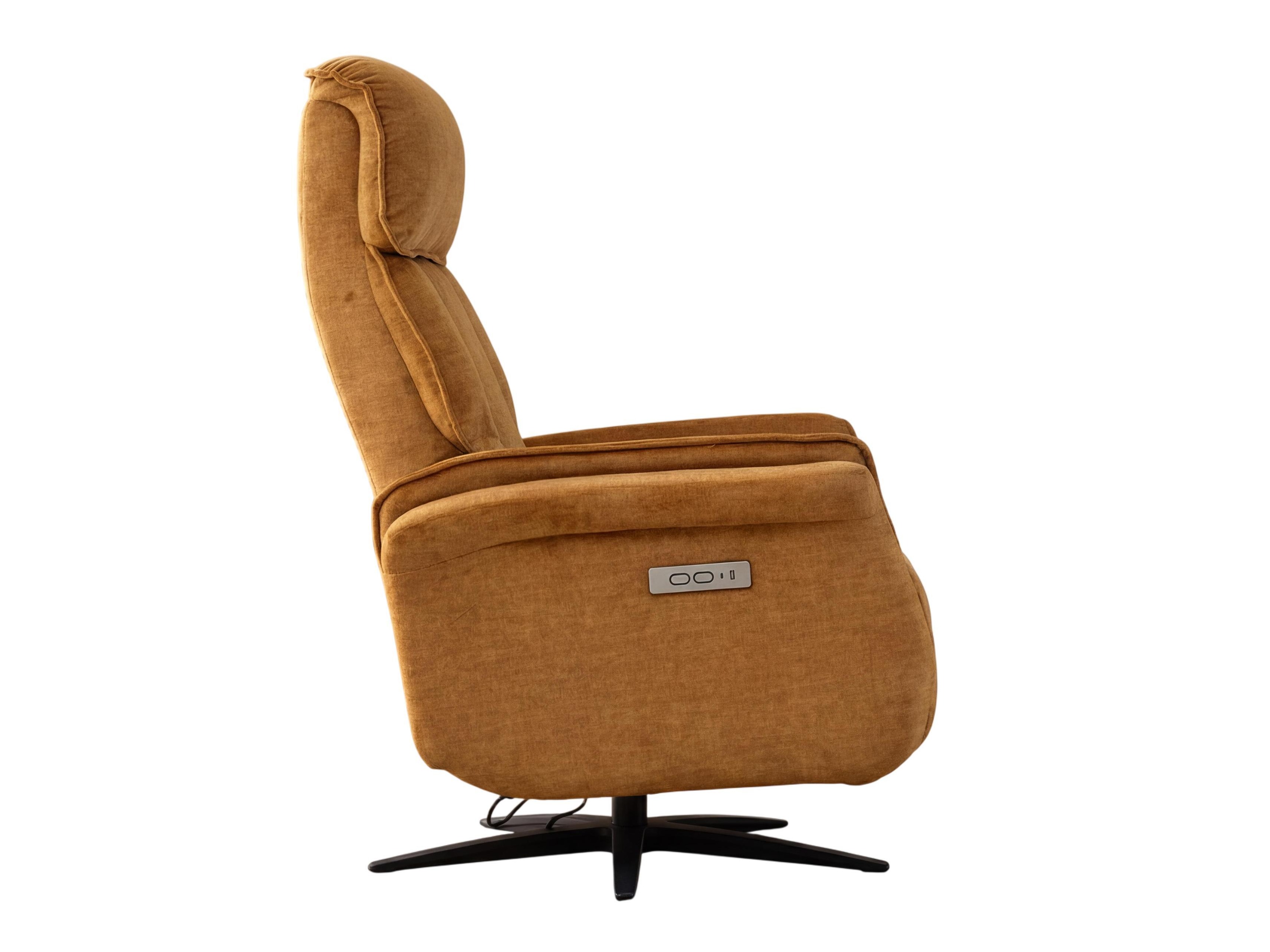 Armchair recliner Anaheim 111 (Dark yellow)