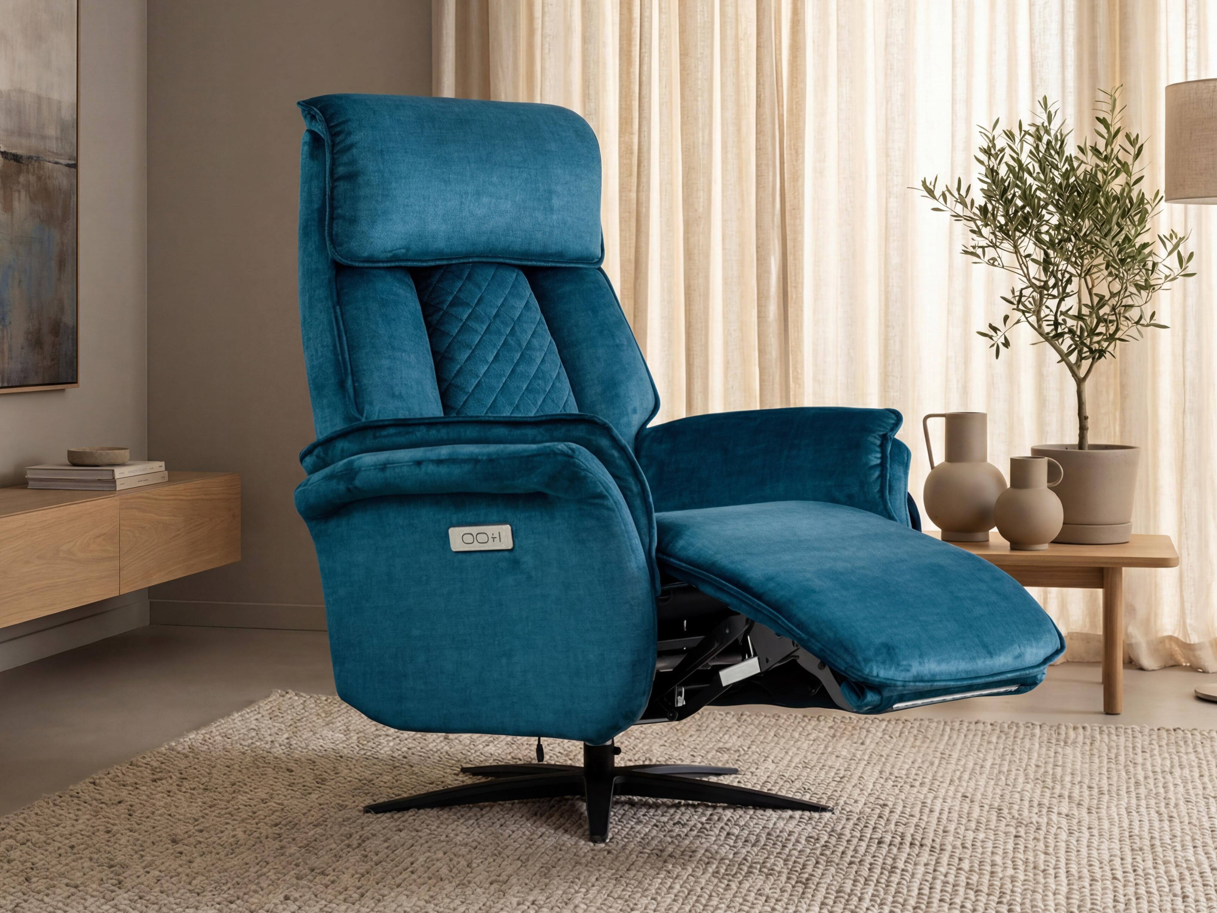 Armchair recliner Anaheim 111 (Turquoise)