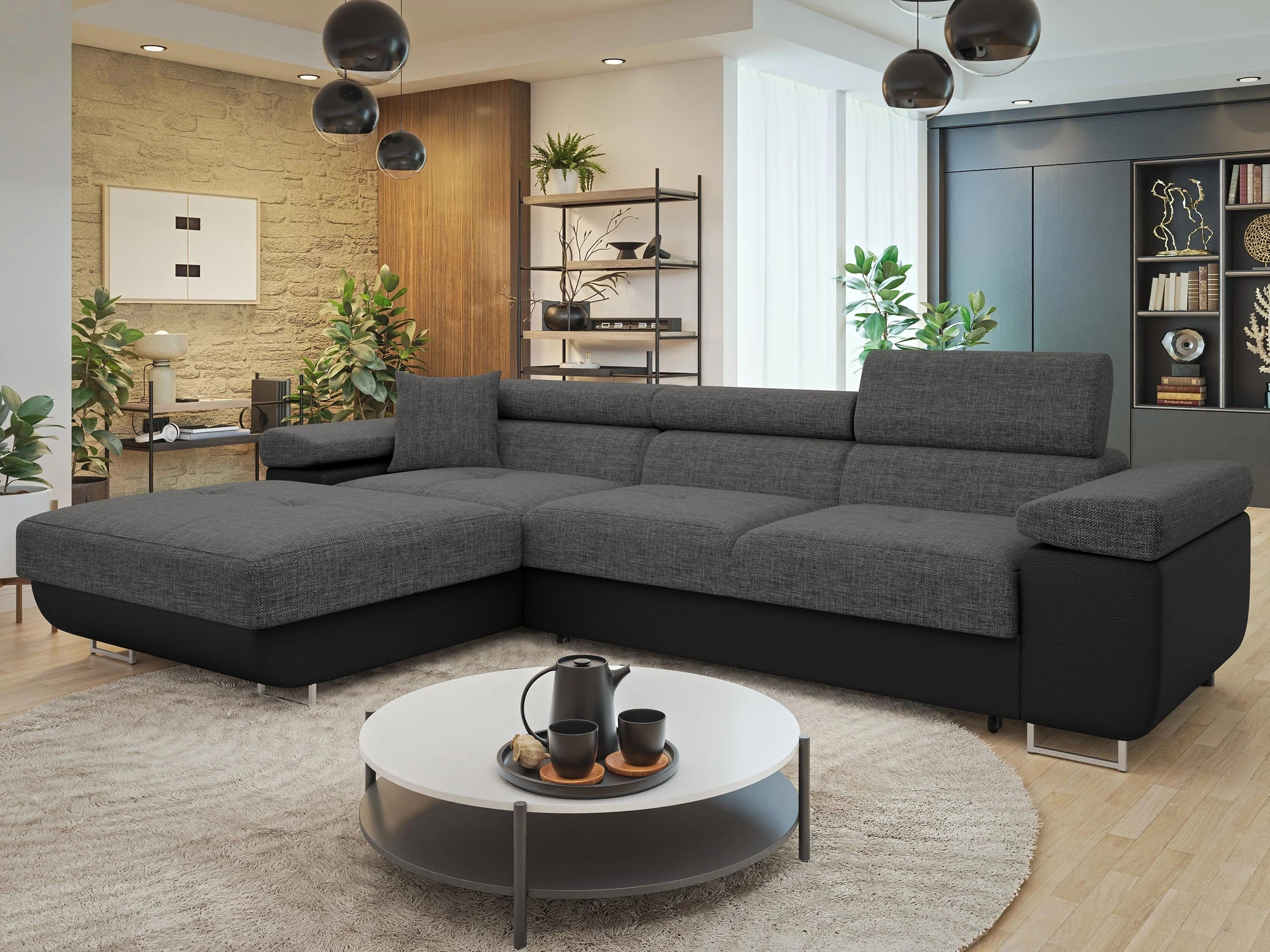 Corner sofa Comfivo Vinetum II (Soft 011 + Lux 06)