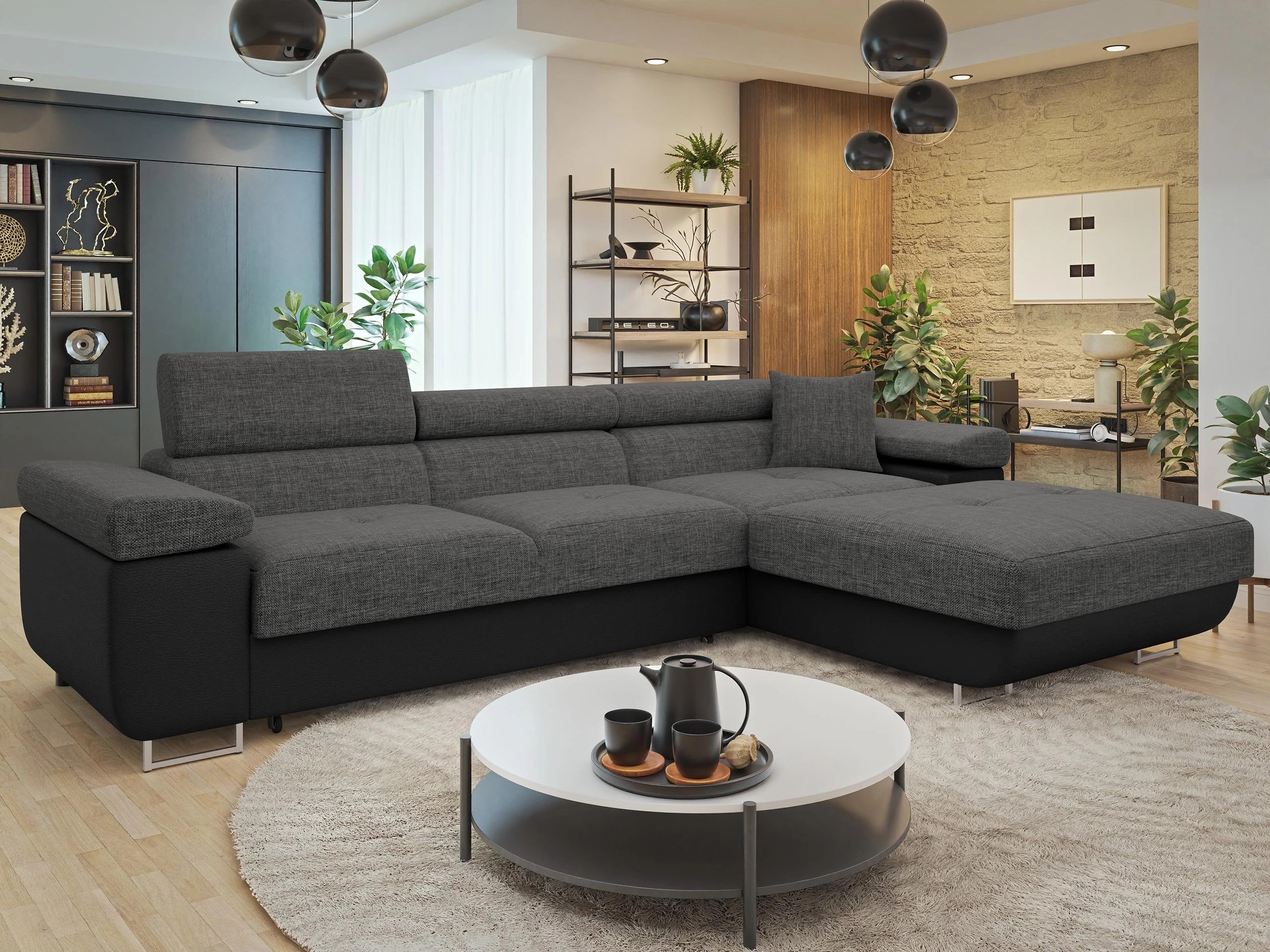 Corner sofa Comfivo Vinetum II (Soft 011 + Lux 06)