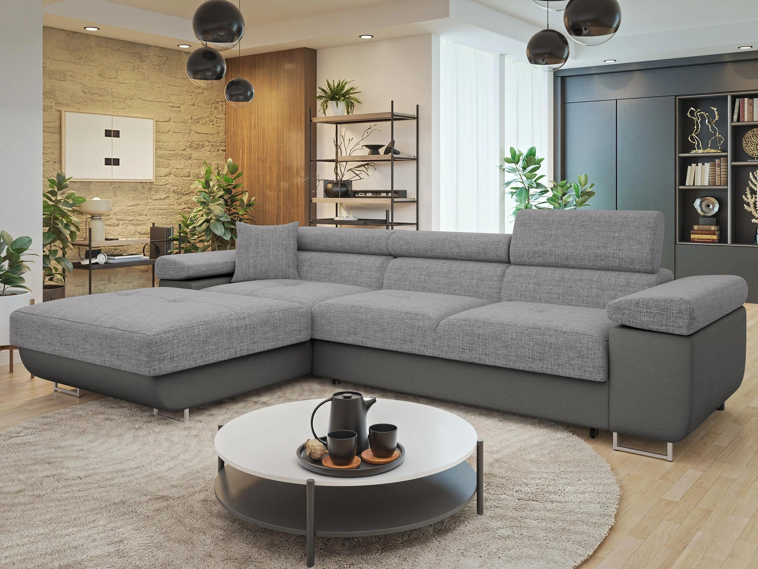 Corner sofa Comfivo Vinetum II (Soft 029 + Lux 05)