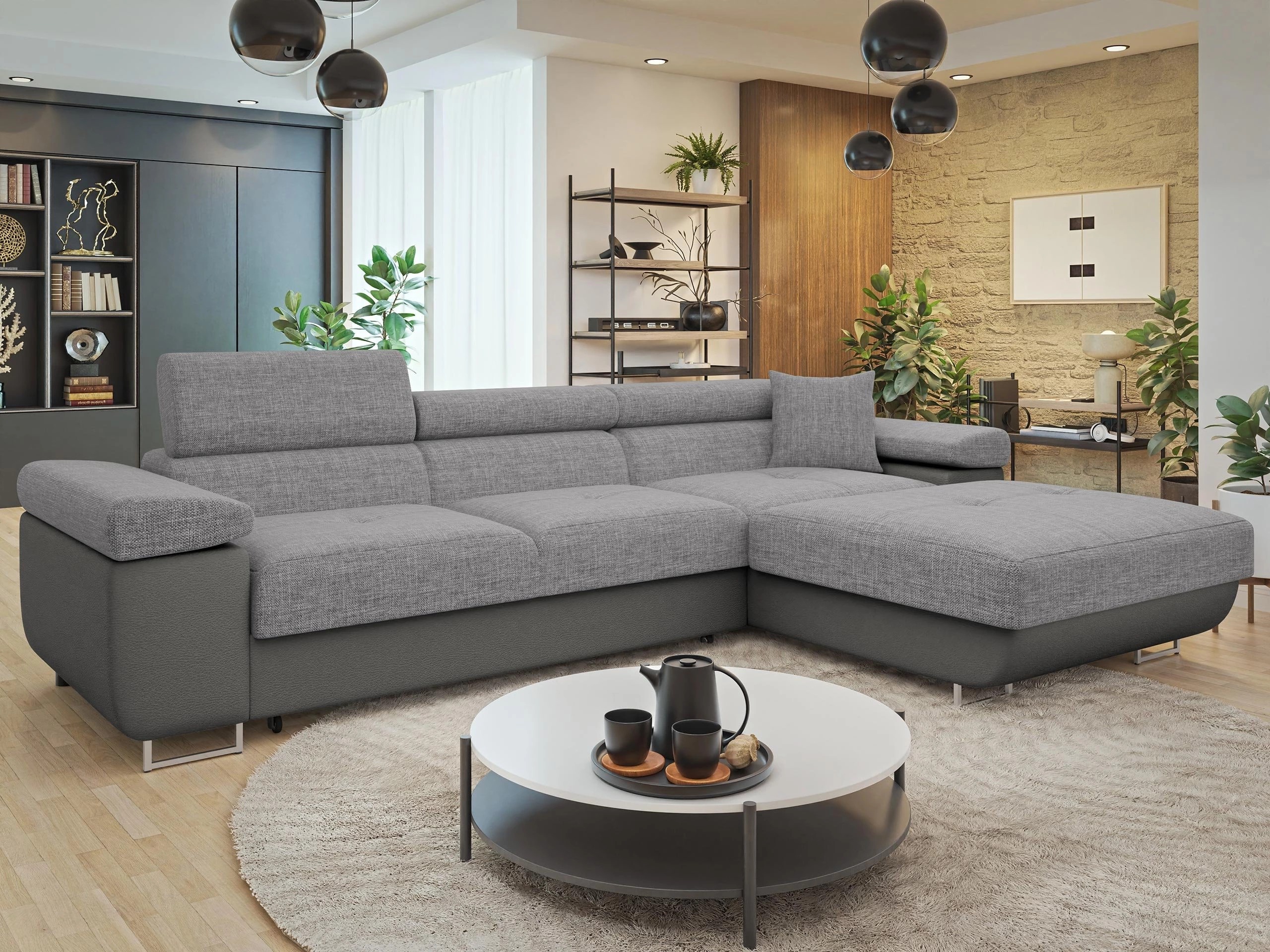 Corner sofa Comfivo Vinetum II (Soft 029 + Lux 05)