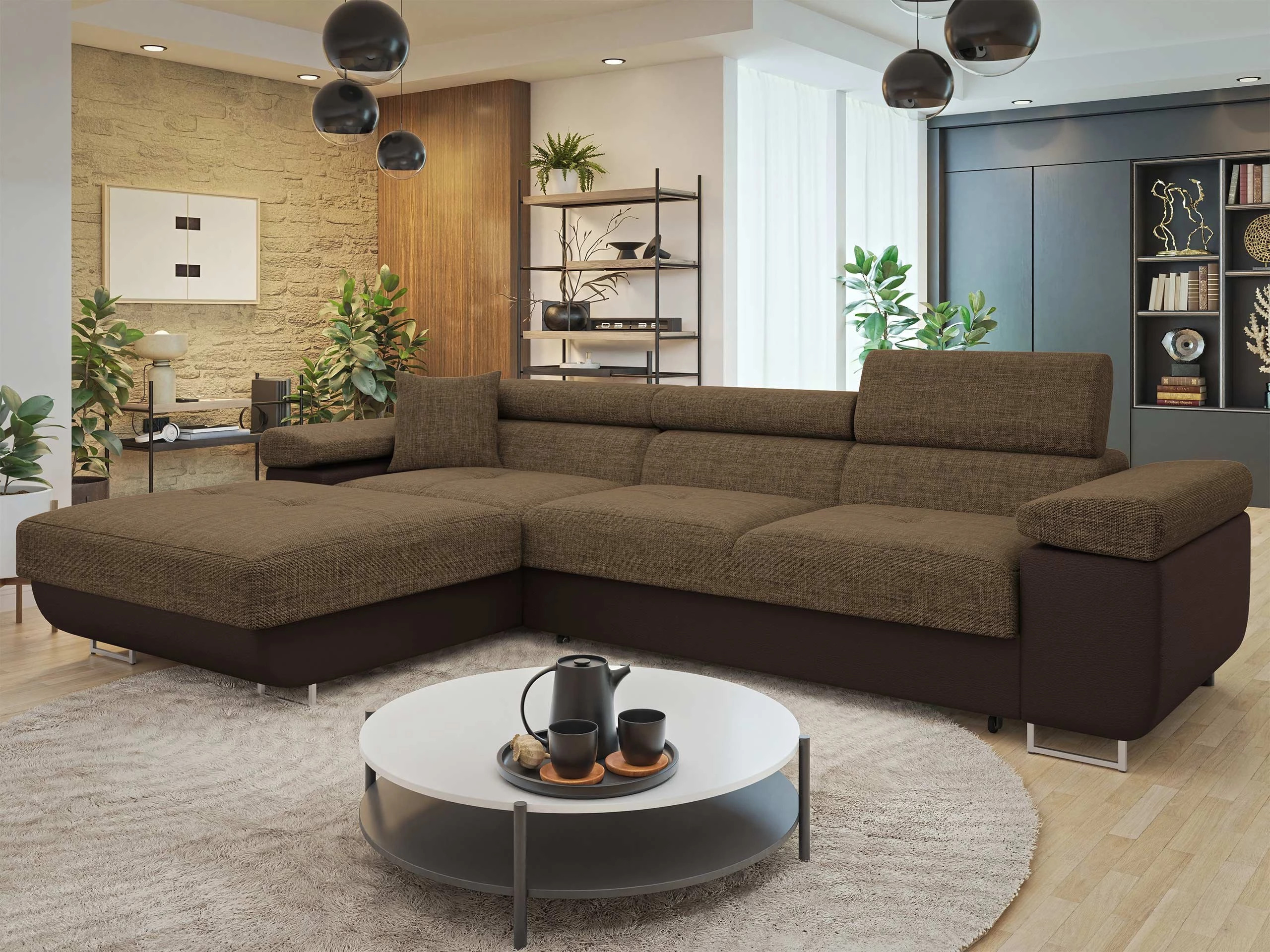 Corner sofa Comfivo Vinetum II (Soft 066 + Lux 03)