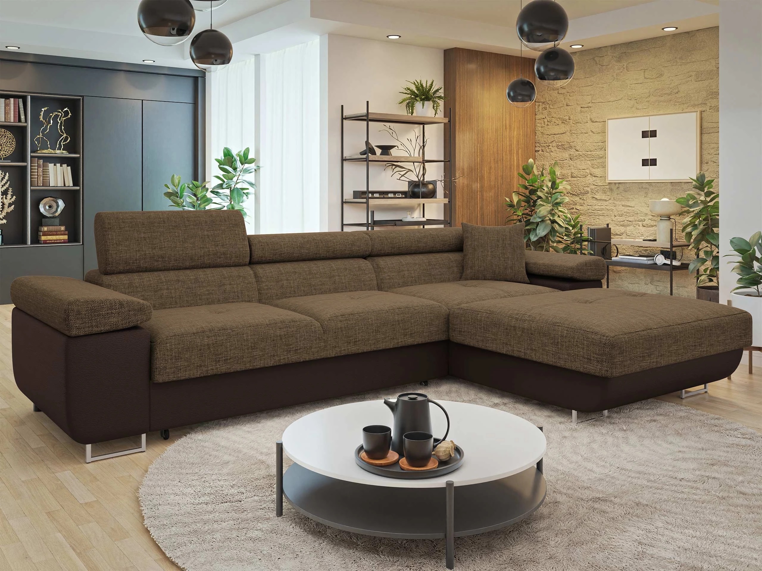Corner sofa Comfivo Vinetum II (Soft 066 + Lux 03)