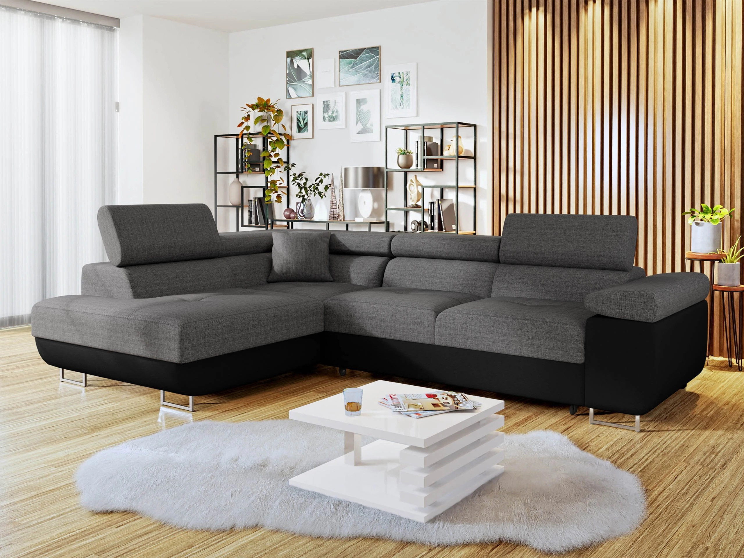 Corner sofa Comfivo Vinetum (Soft 011 + Lux 06)