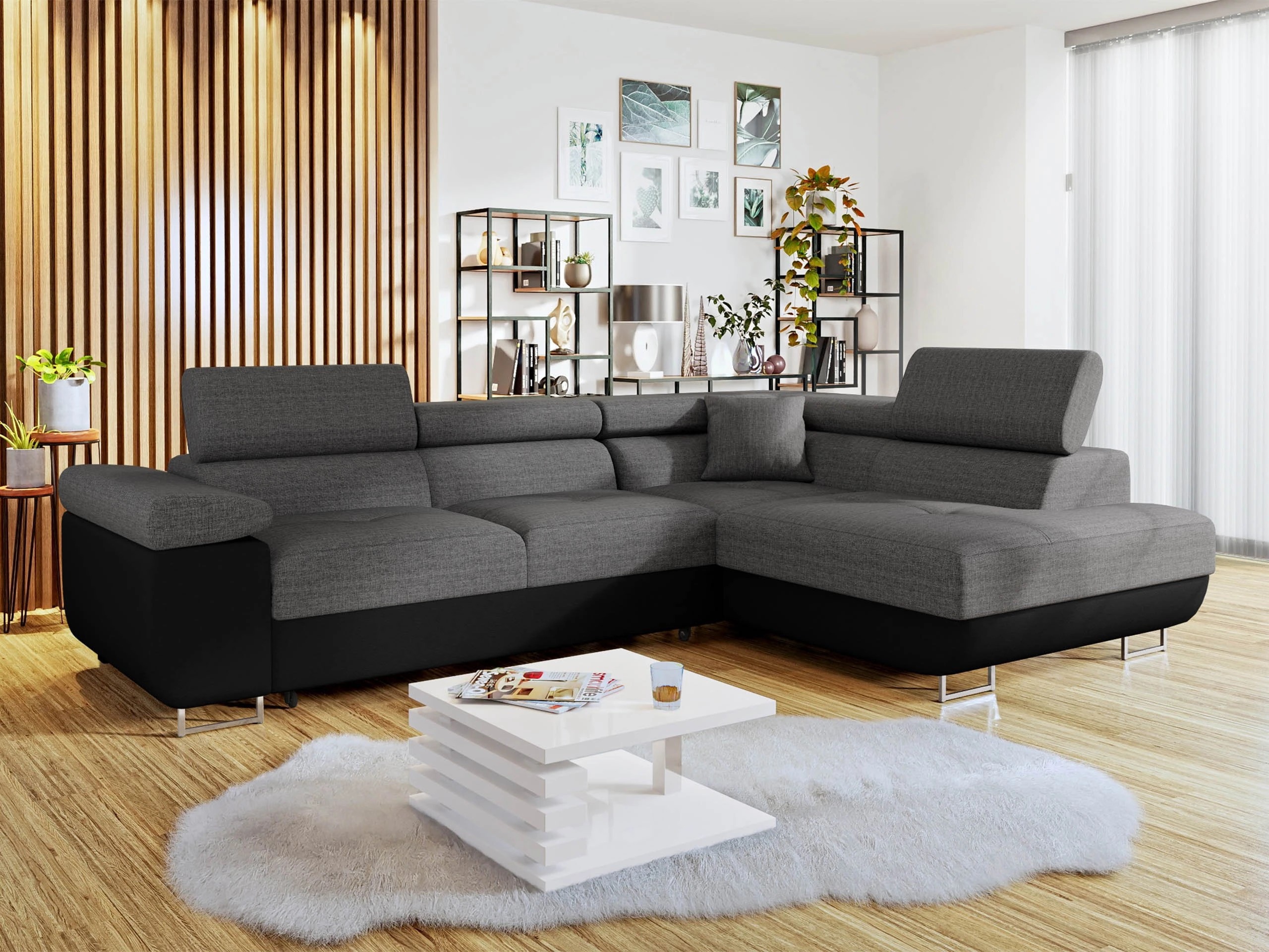 Corner sofa Comfivo Vinetum (Soft 011 + Lux 06)