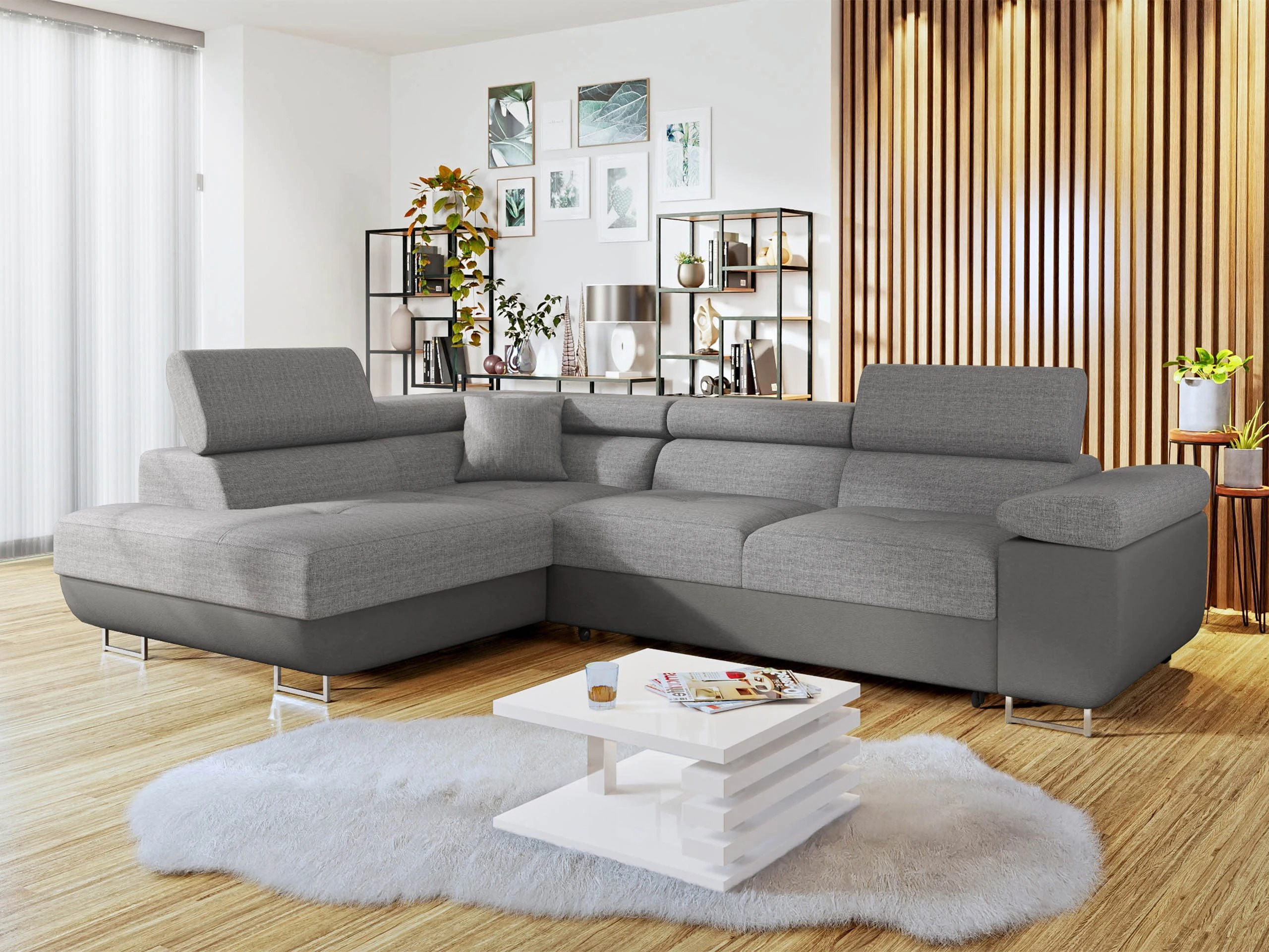 Corner sofa Comfivo Vinetum (Soft 029 + Lux 05)