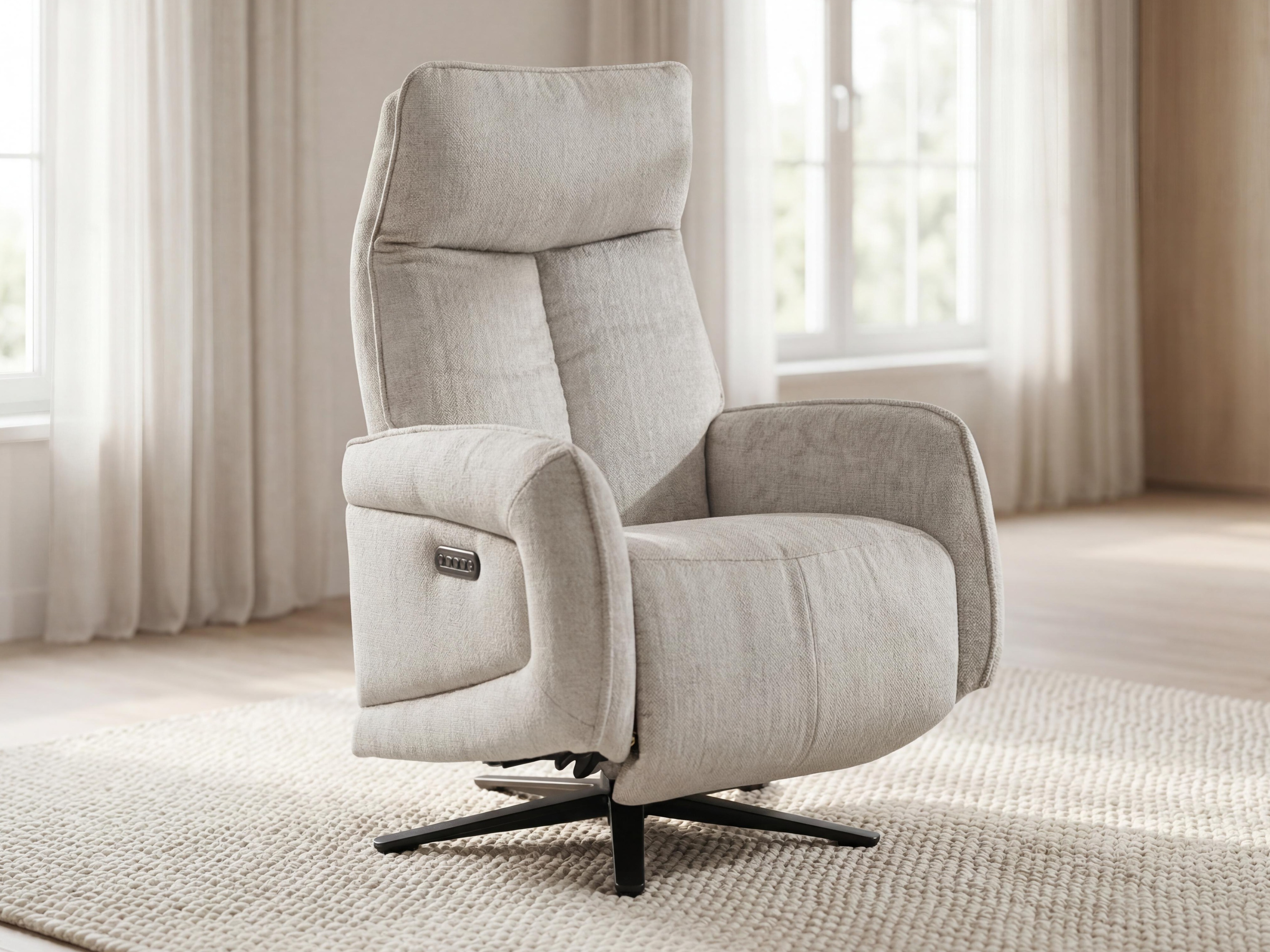 Armchair recliner Anaheim 112 (Light beige)