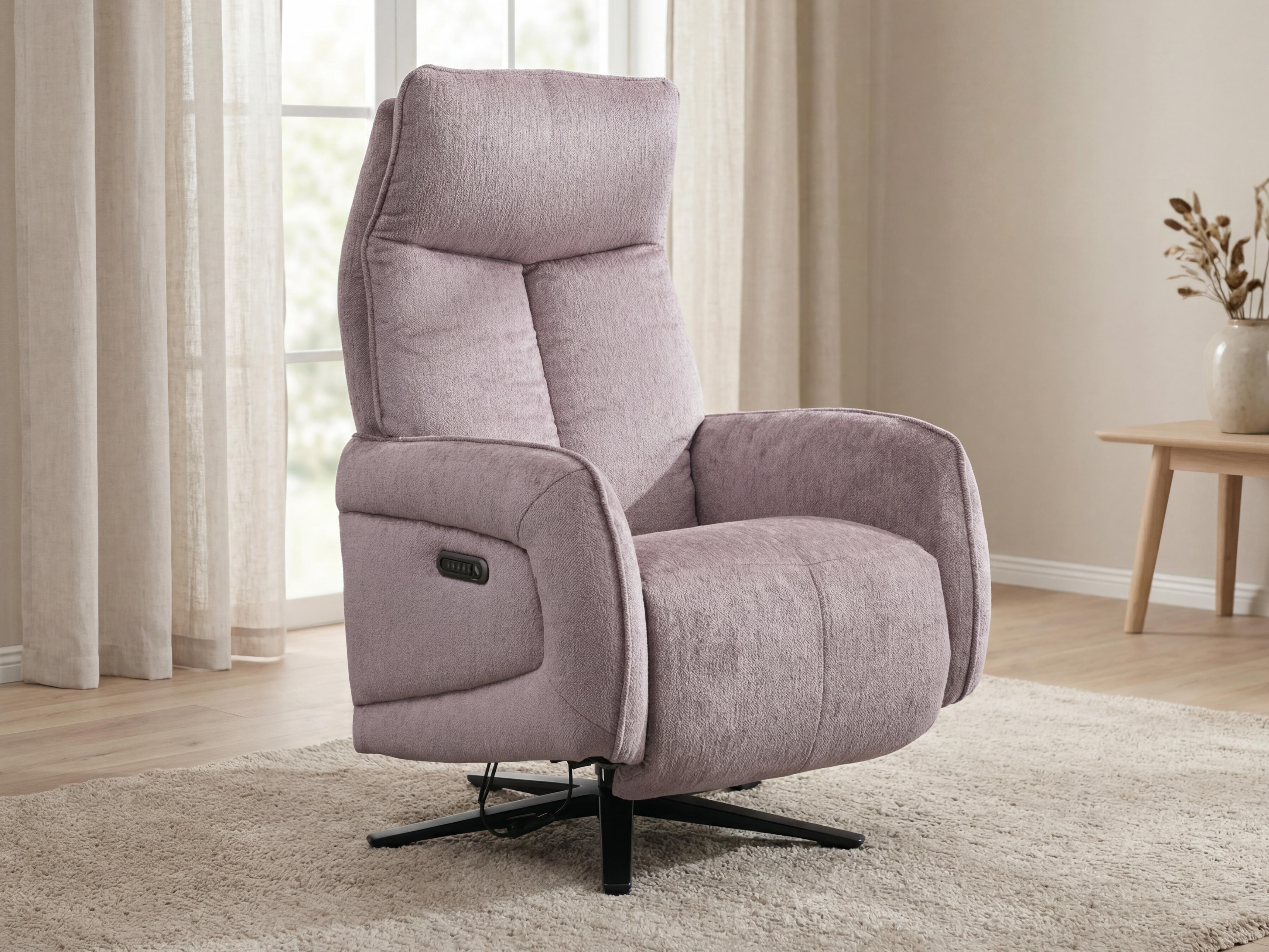 Recliner armchair Anaheim 112 (Dusty pink)