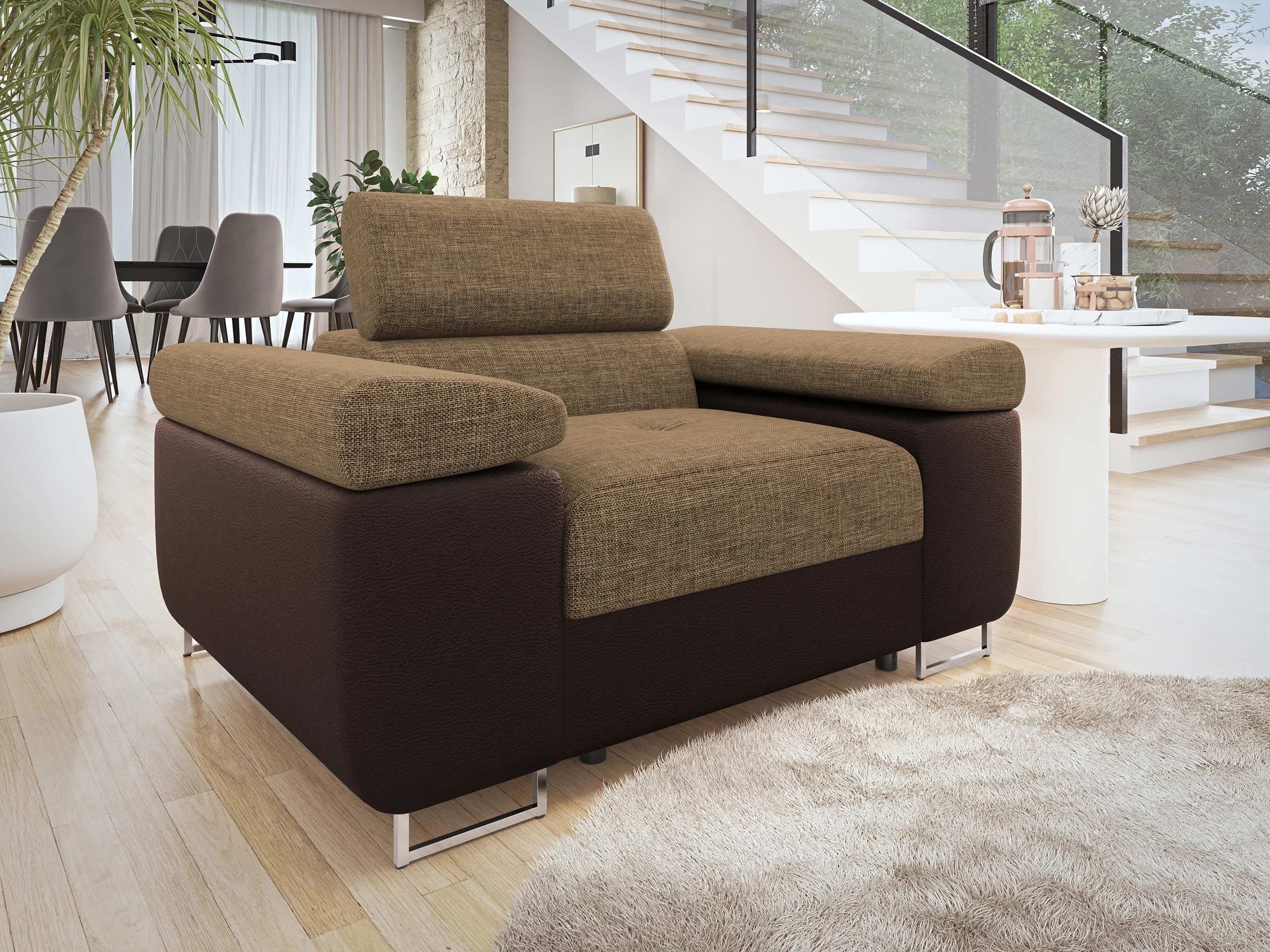 Armchair Comfivo Vinetum (Soft 066 + Lux 03)