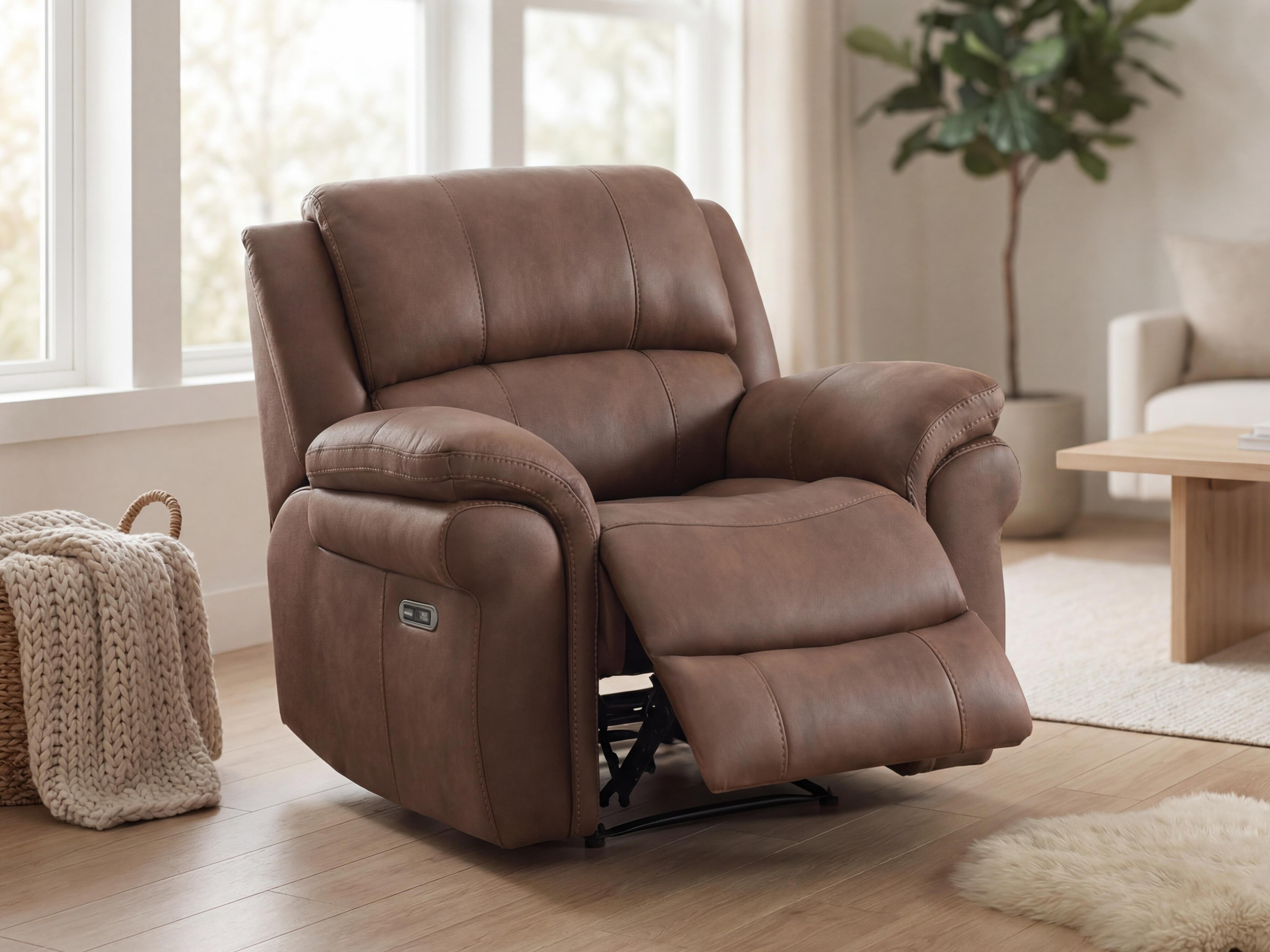 Armchair recliner Vercali 100 (Brown)