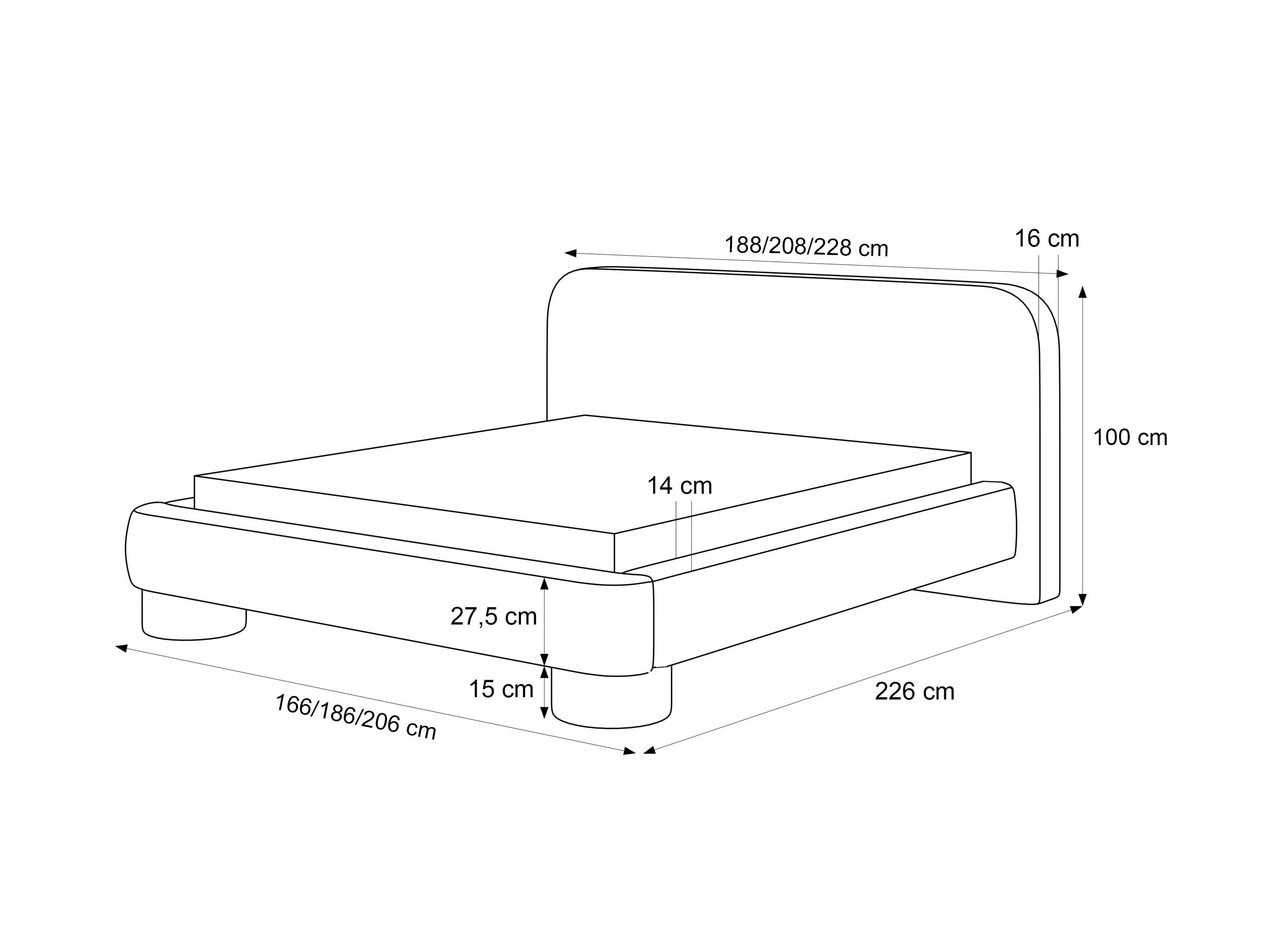 Bed Martinez 130 (Lumo 20)