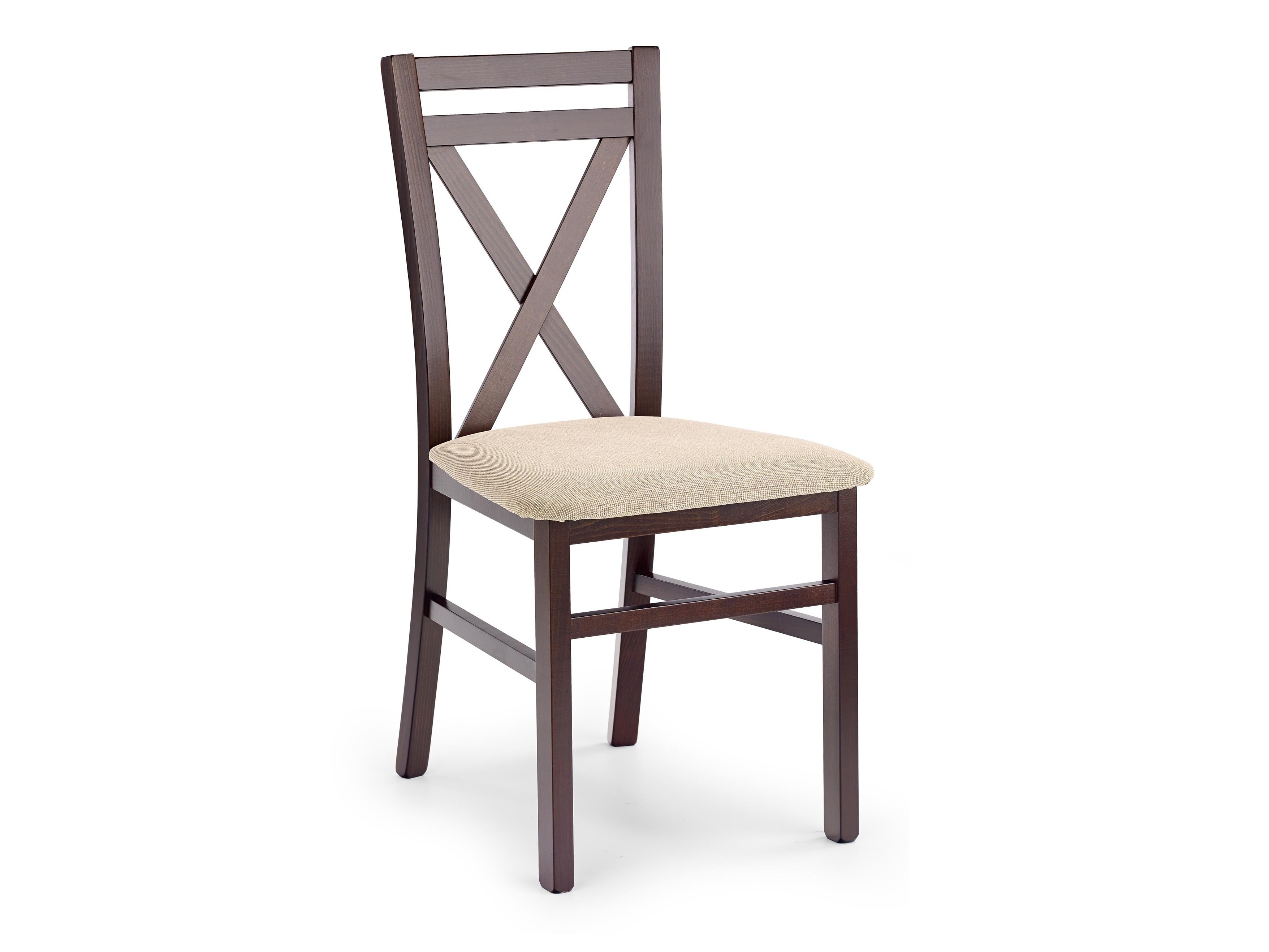 Chair Houston 593 (Dark walnut + Light brown)