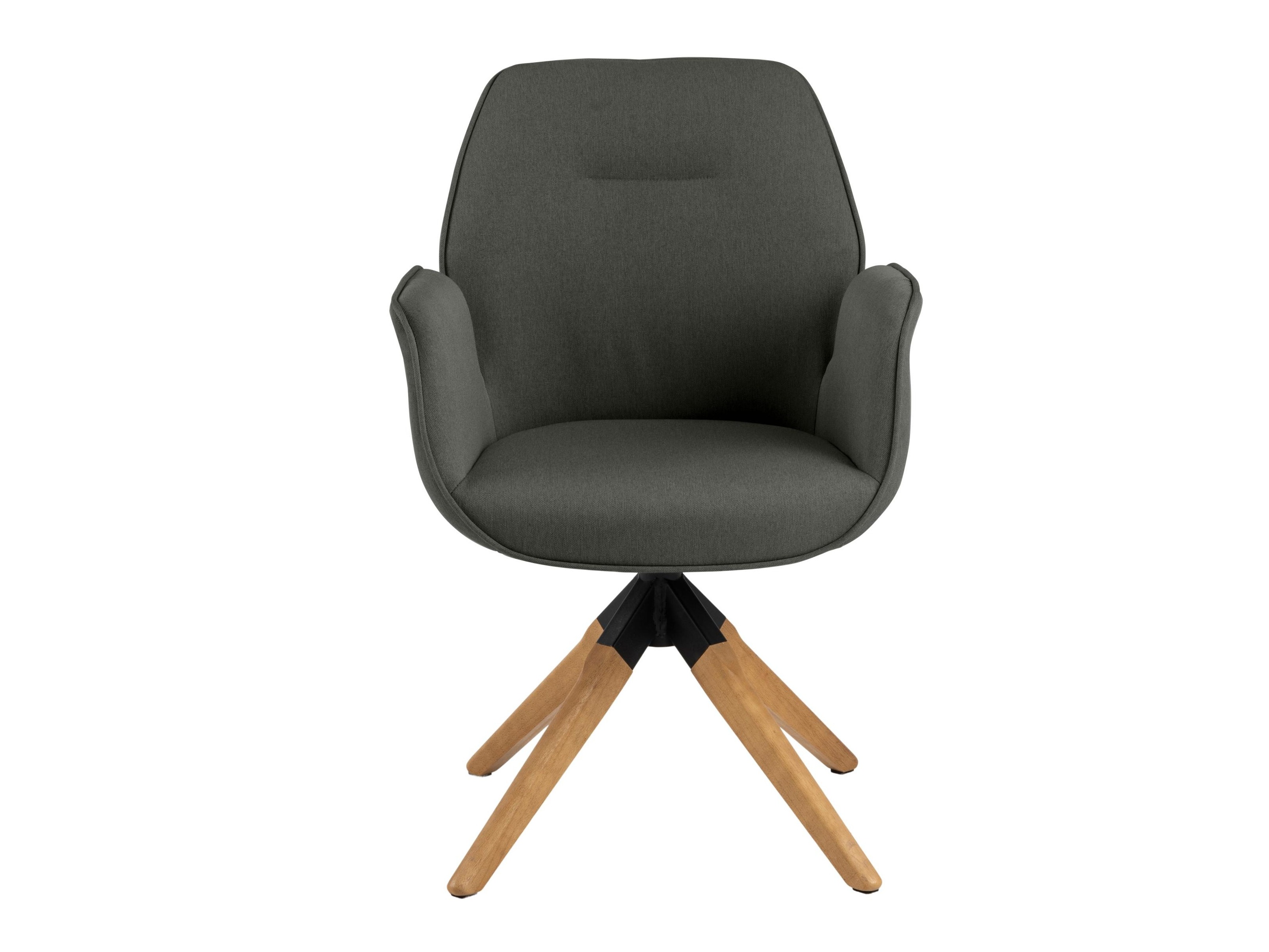 Chair Norsica 391 (Dark grey + Light wood)