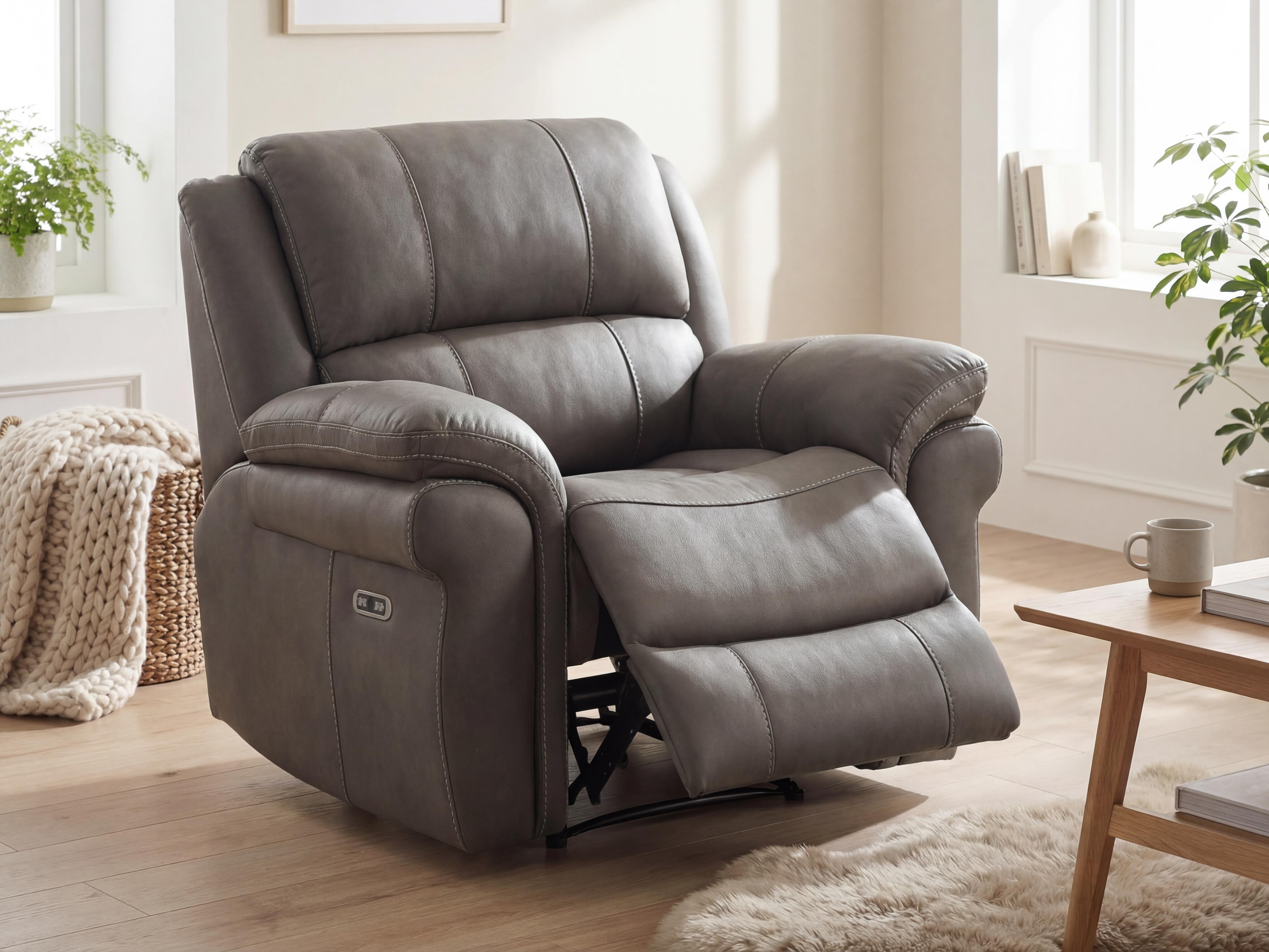 Recliner armchair Vercali 100 (Grey)