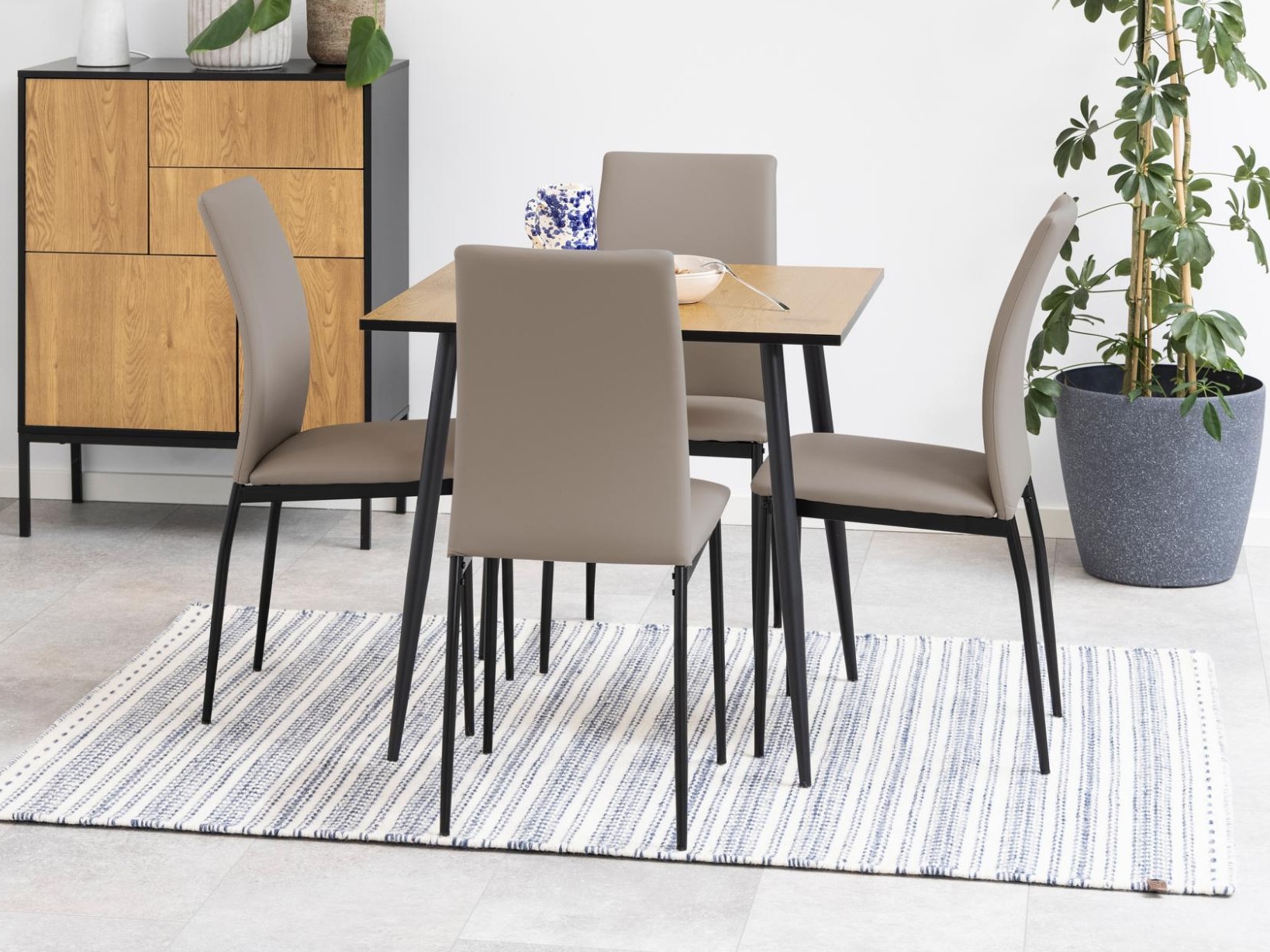 Table Norsica 374 (Wild oak + Black)