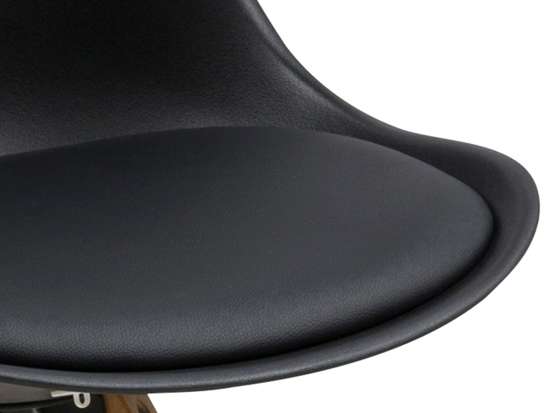 Chair Norsica 133 (Black + Light wood)