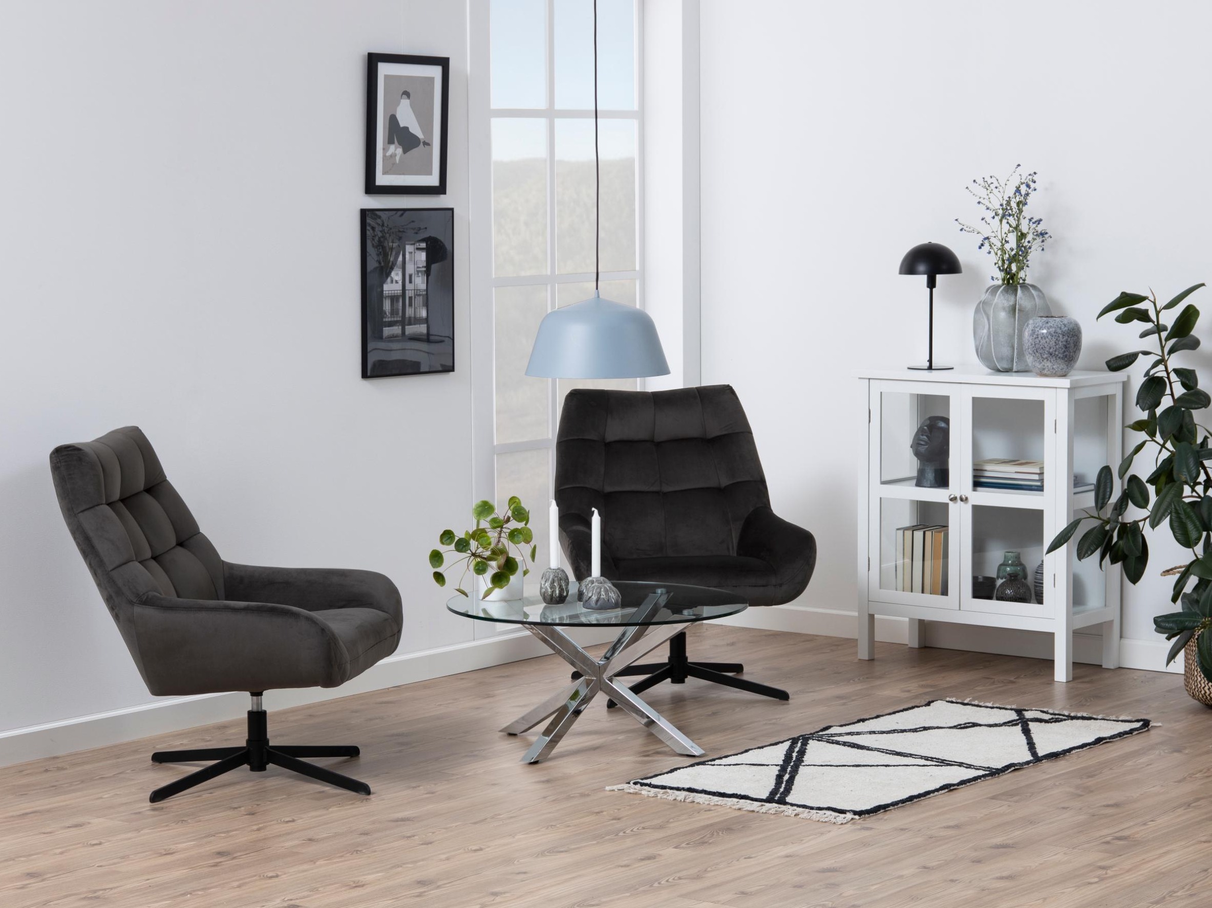 Coffee table Norsica 112 (Silver)