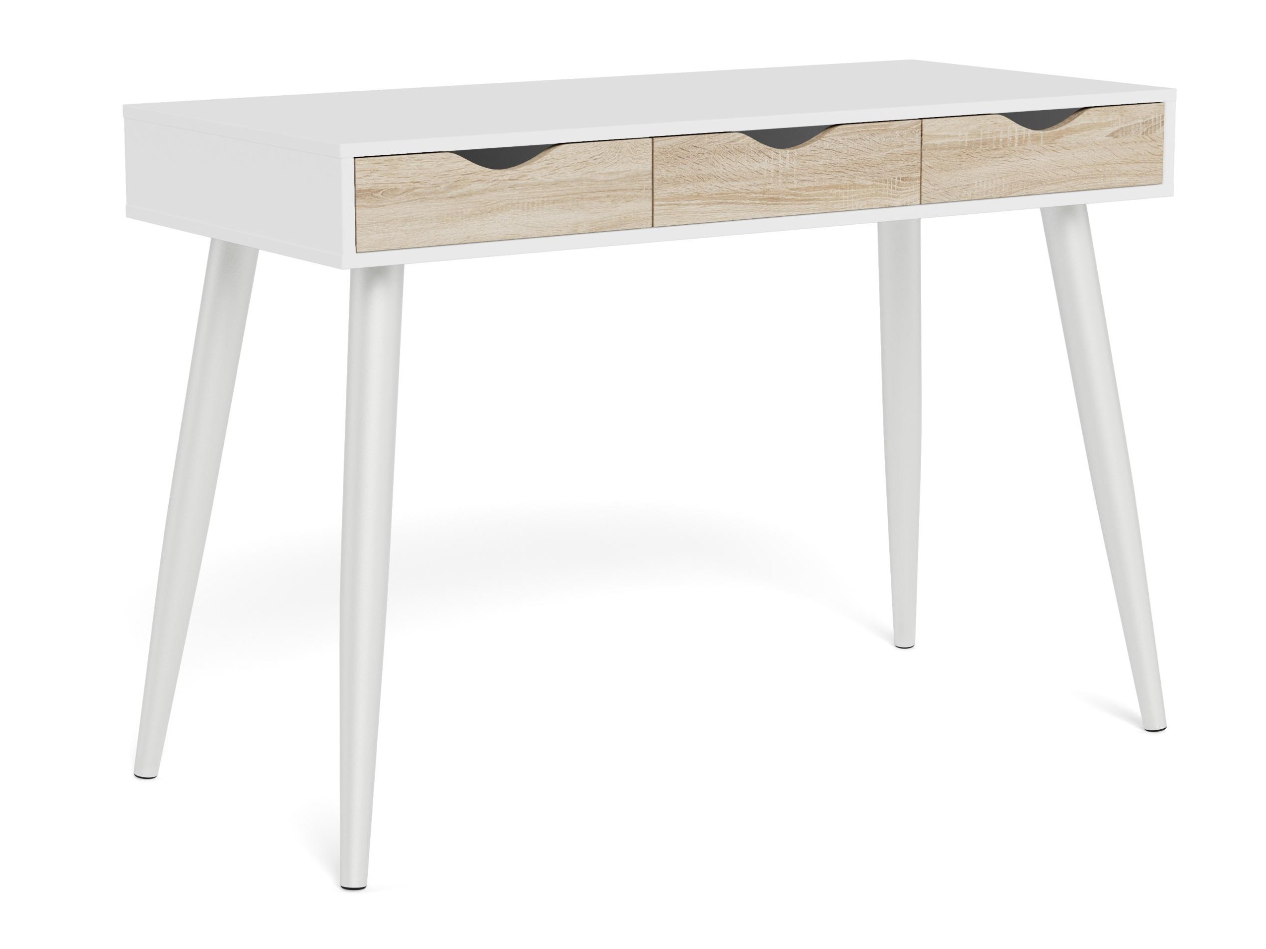 Desk Norsica 113 (White + Oak)
