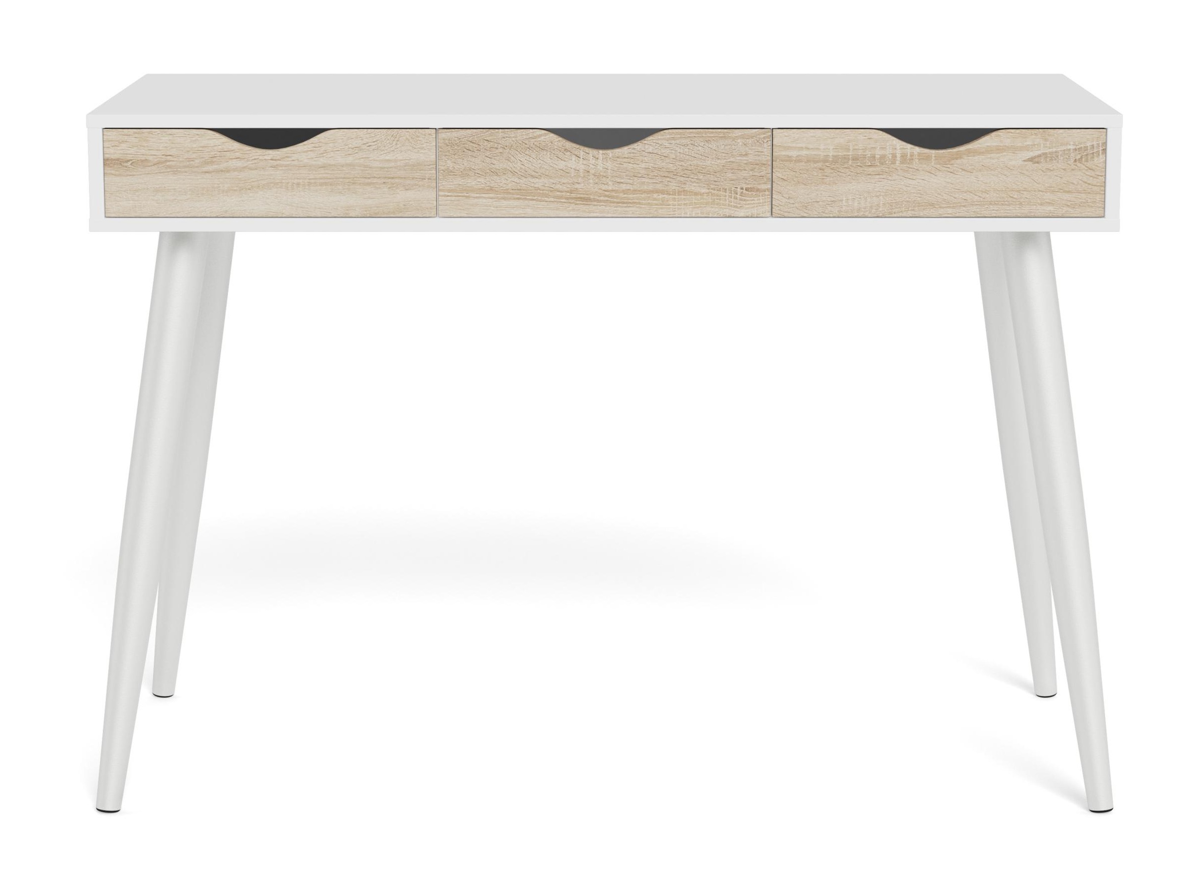 Desk Norsica 113 (White + Oak)