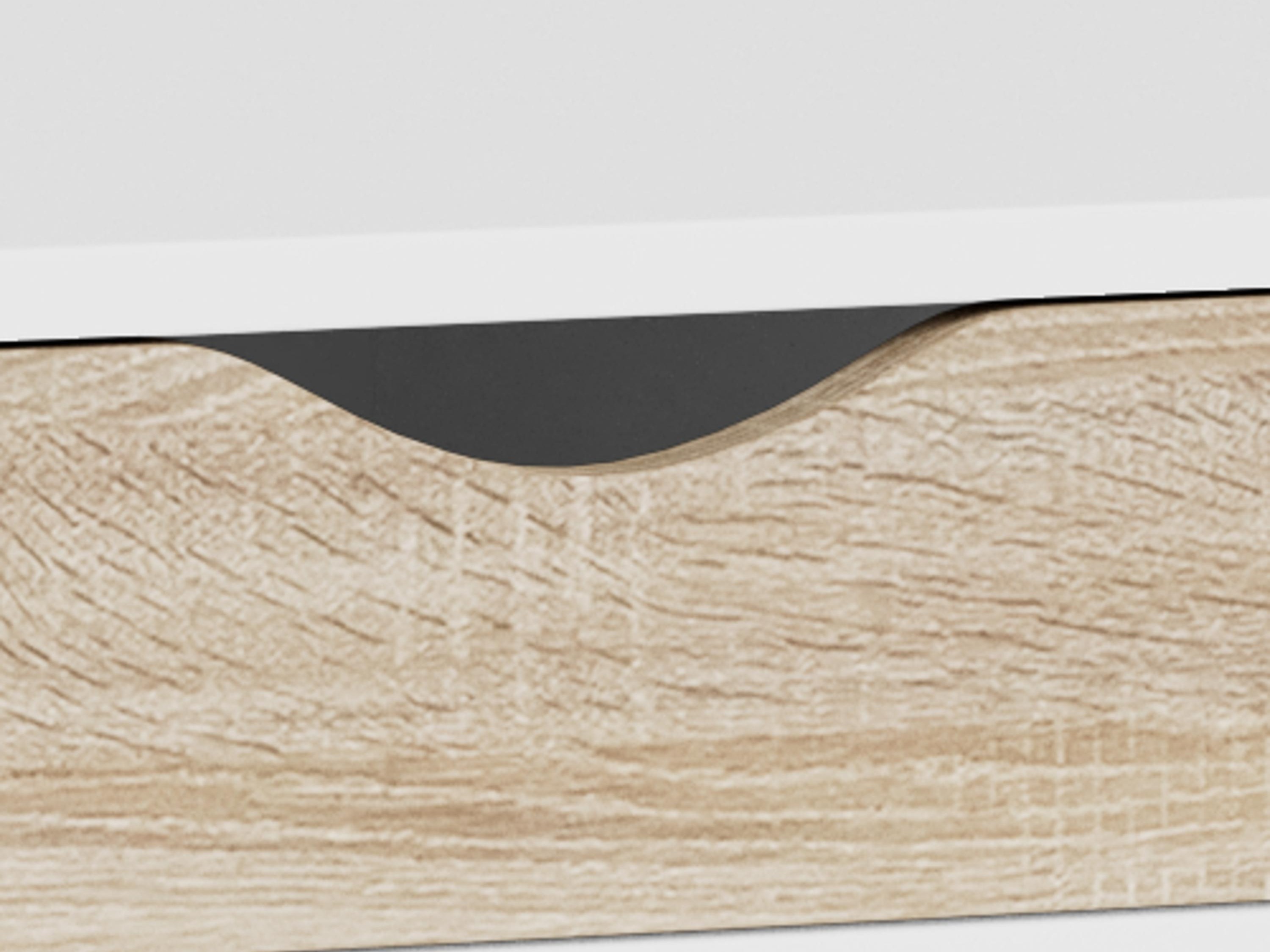 Desk Norsica 113 (White + Oak)