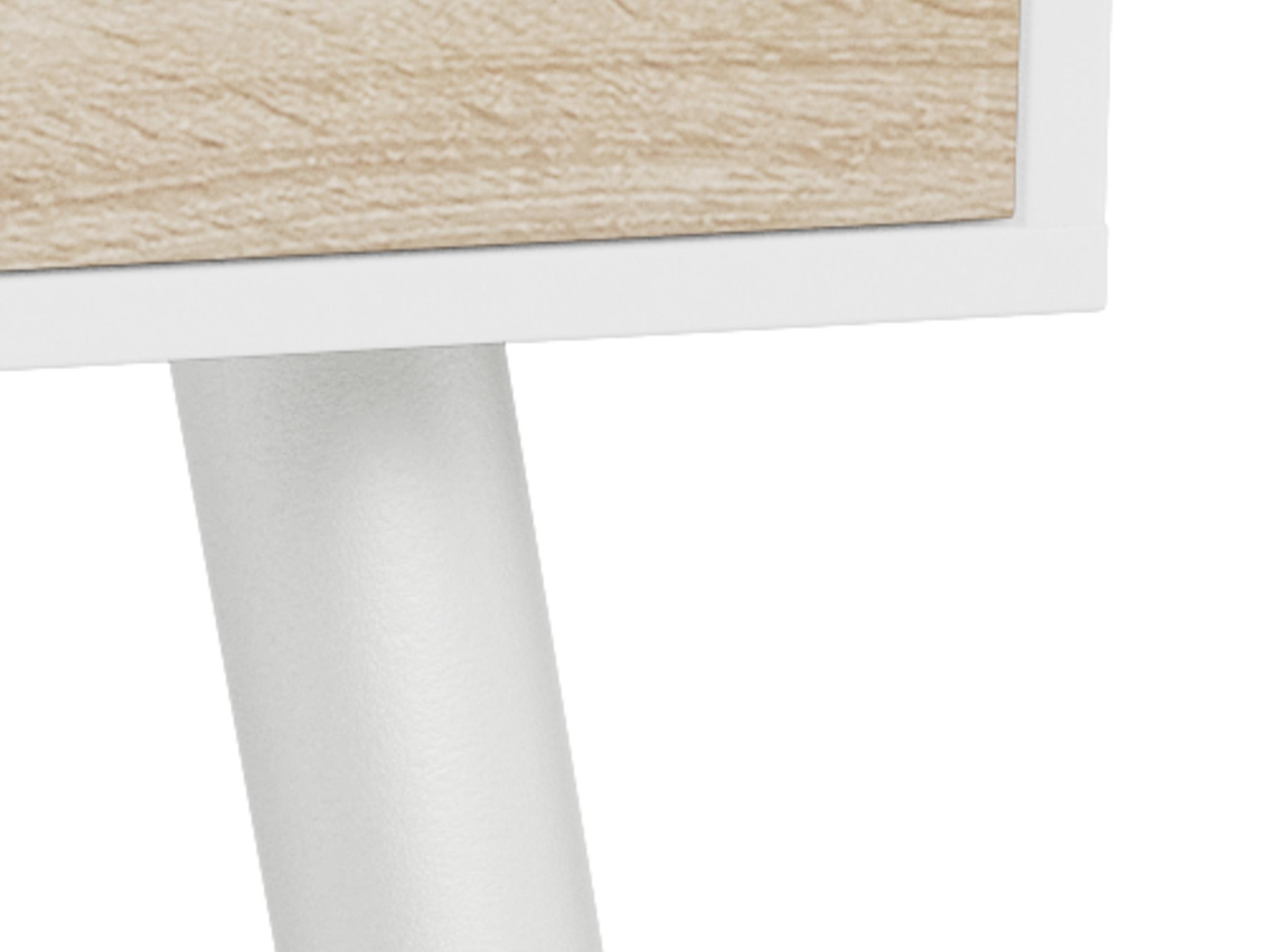 Desk Norsica 113 (White + Oak)