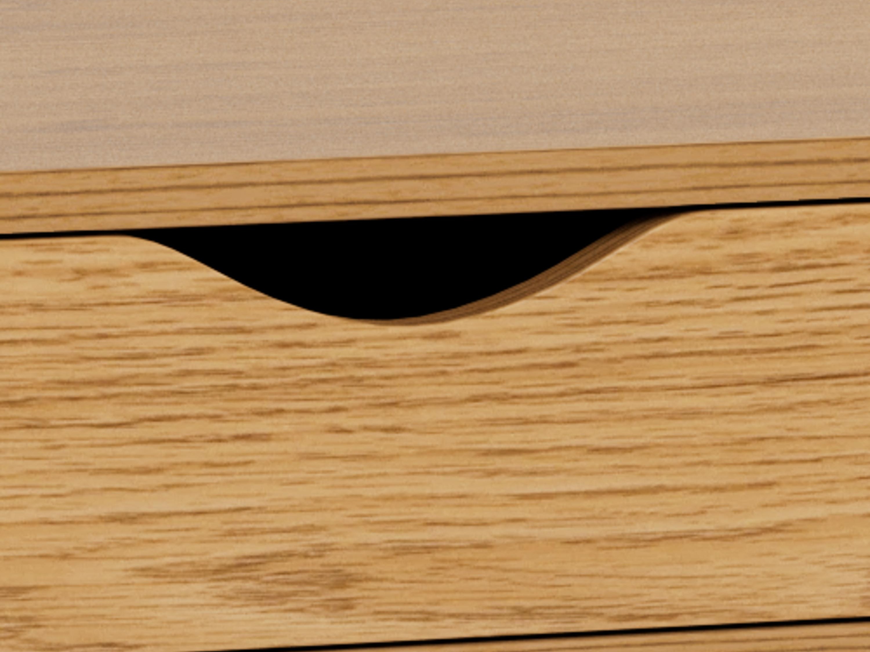 Desk Norsica 113 (Wild oak + Black)