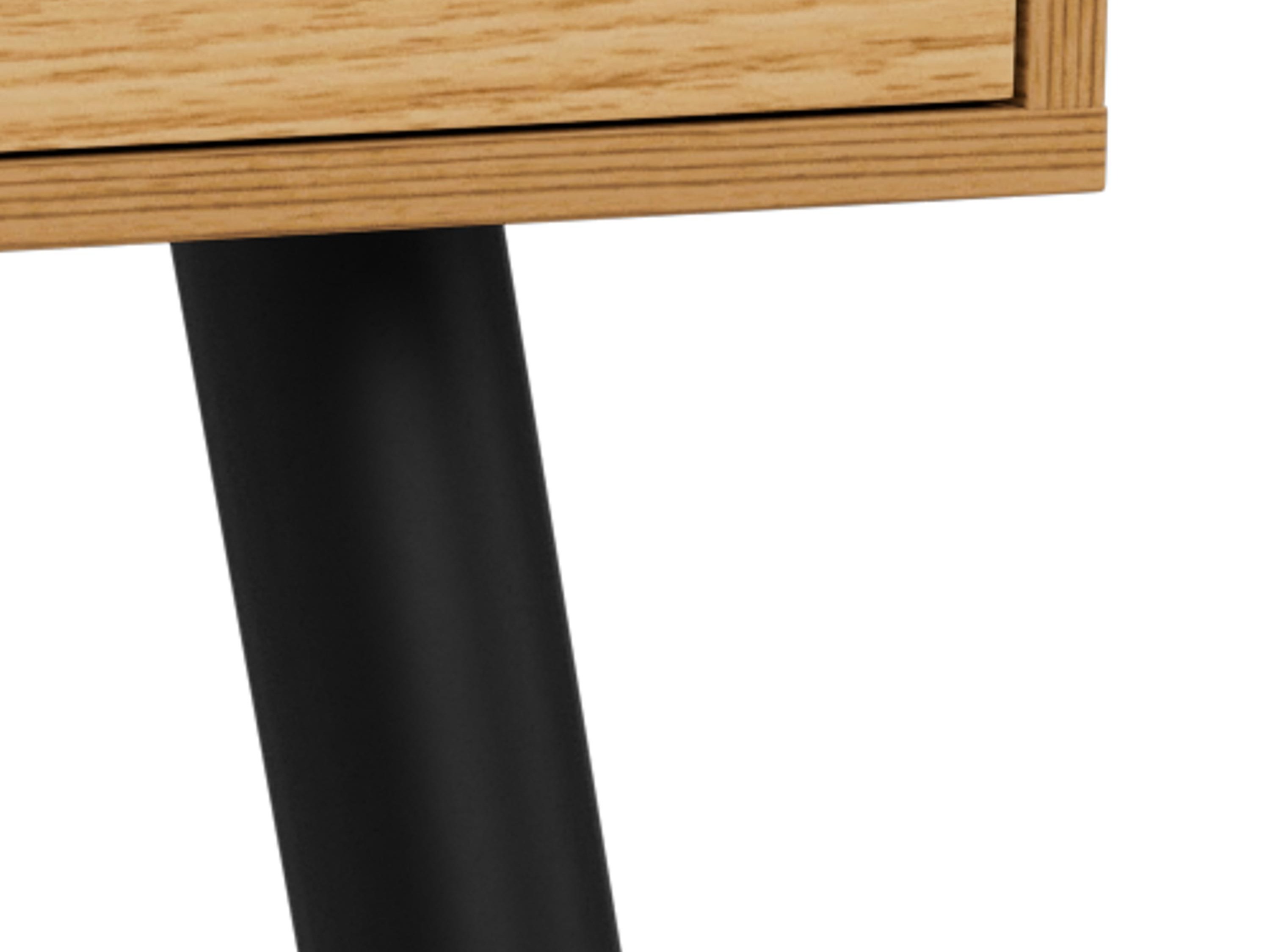 Desk Norsica 113 (Wild oak + Black)