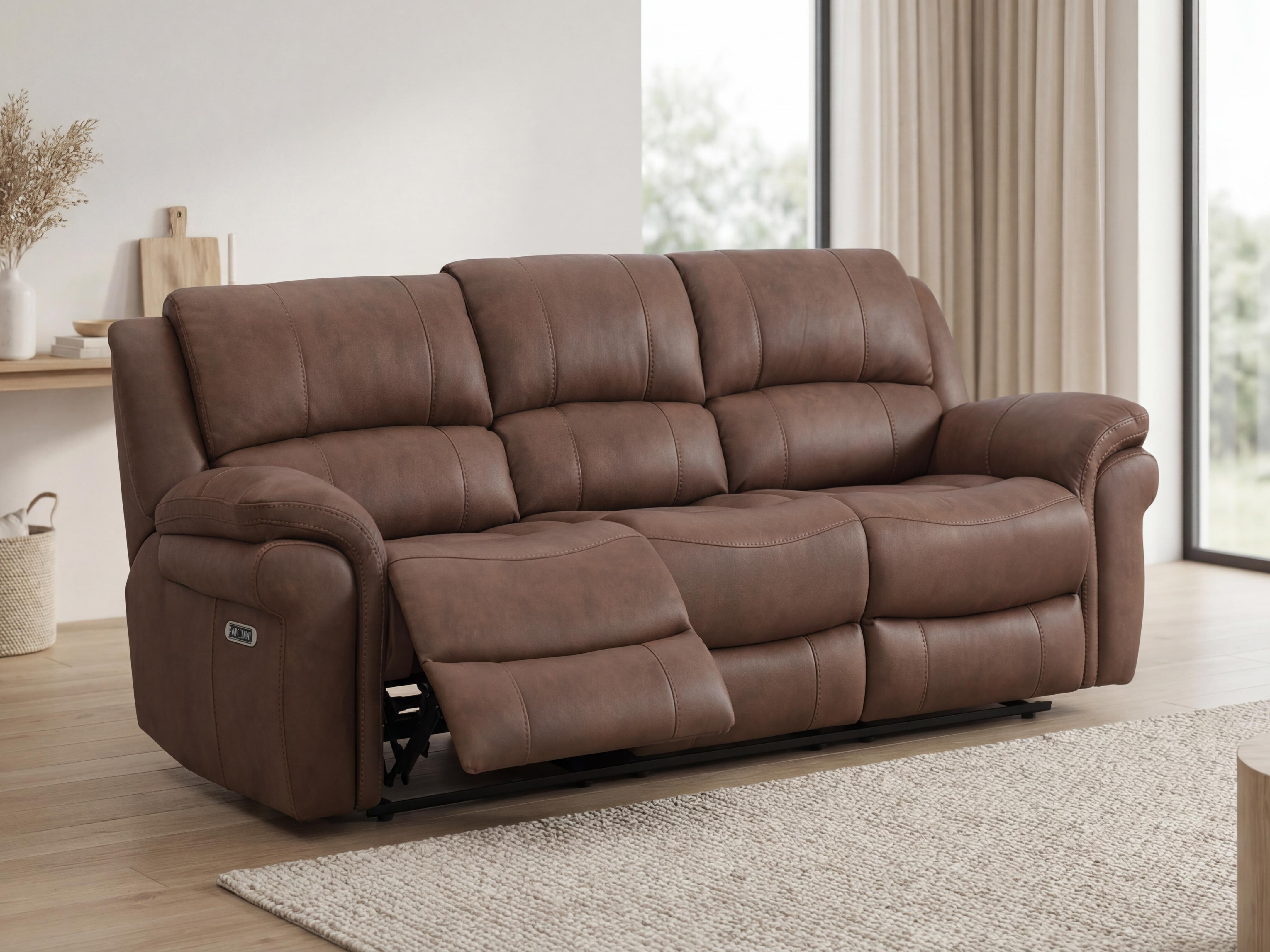 Recliner sofa Vercali 102 (Brown)