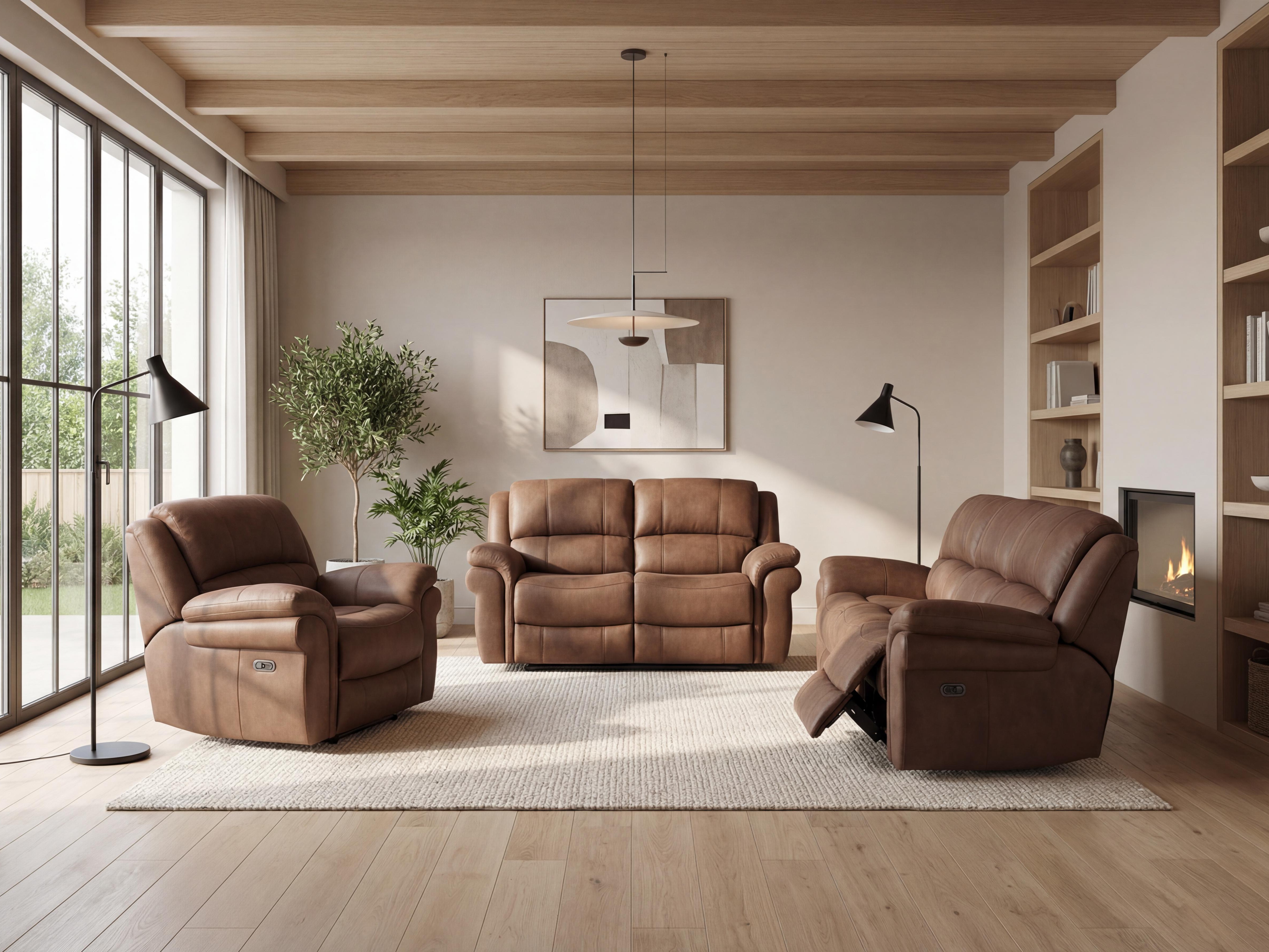 Armchair recliner Vercali 100 (Brown)