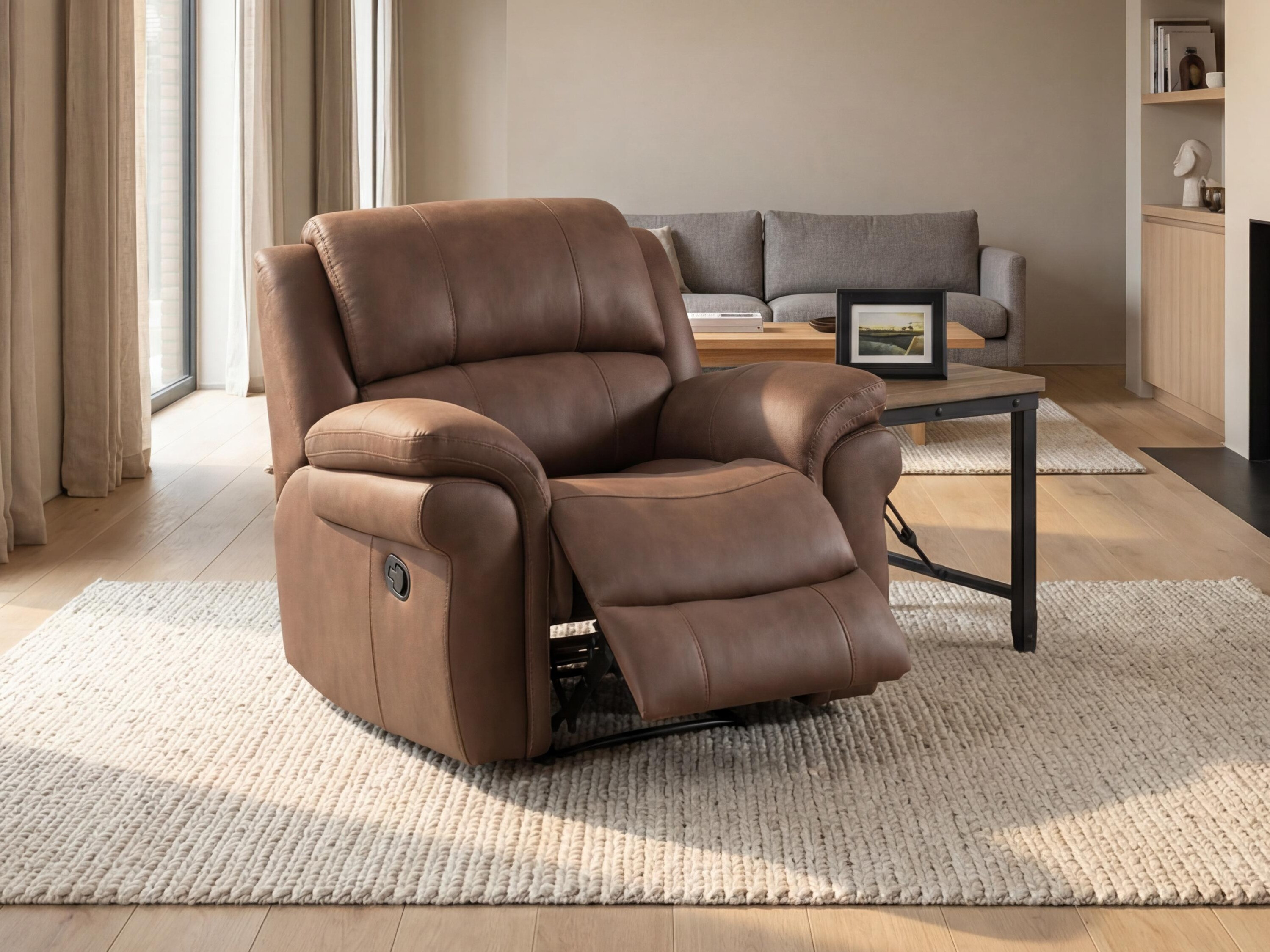Armchair recliner Vercali 104 (Brown)