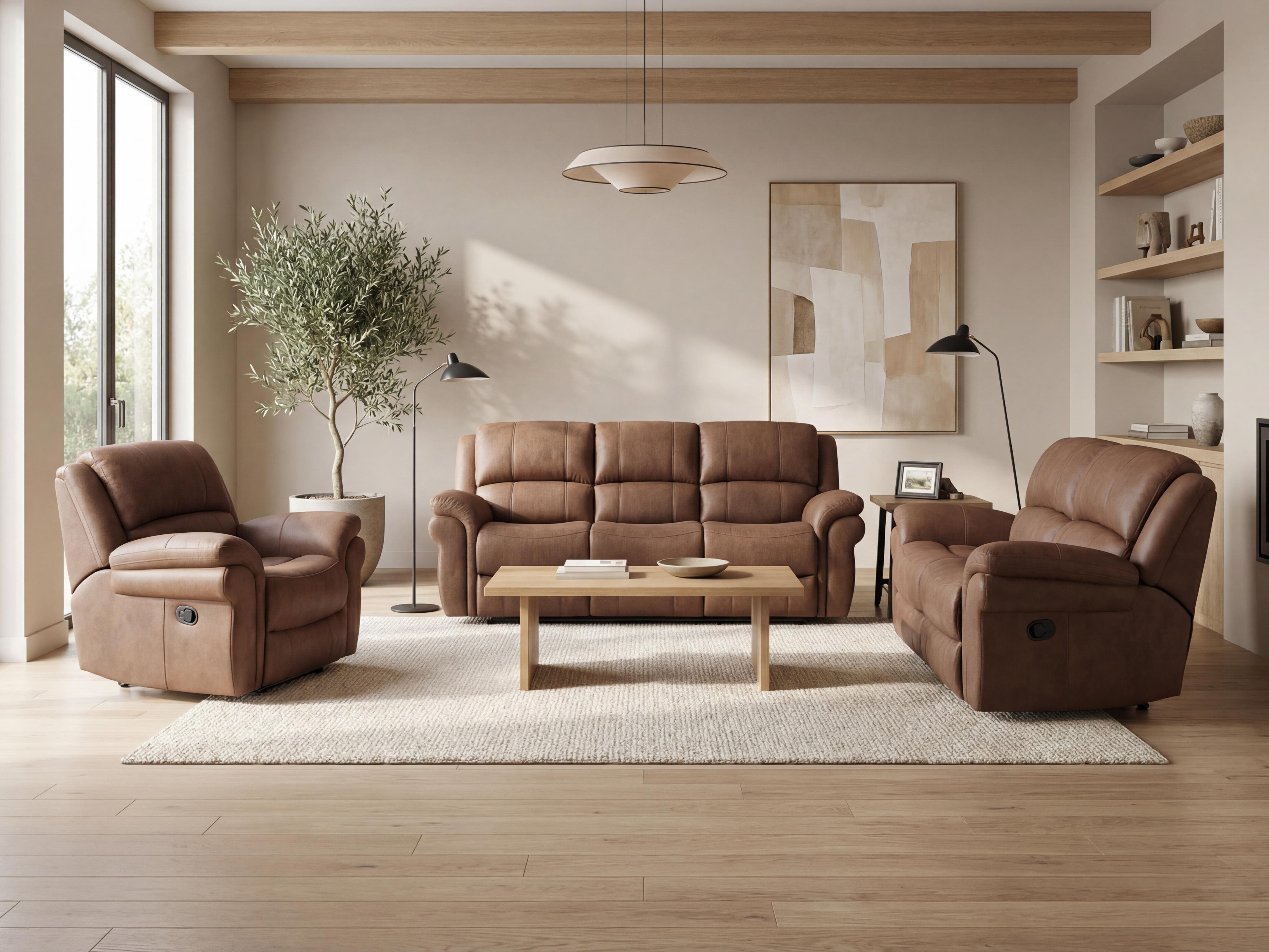 Armchair recliner Vercali 104 (Brown)
