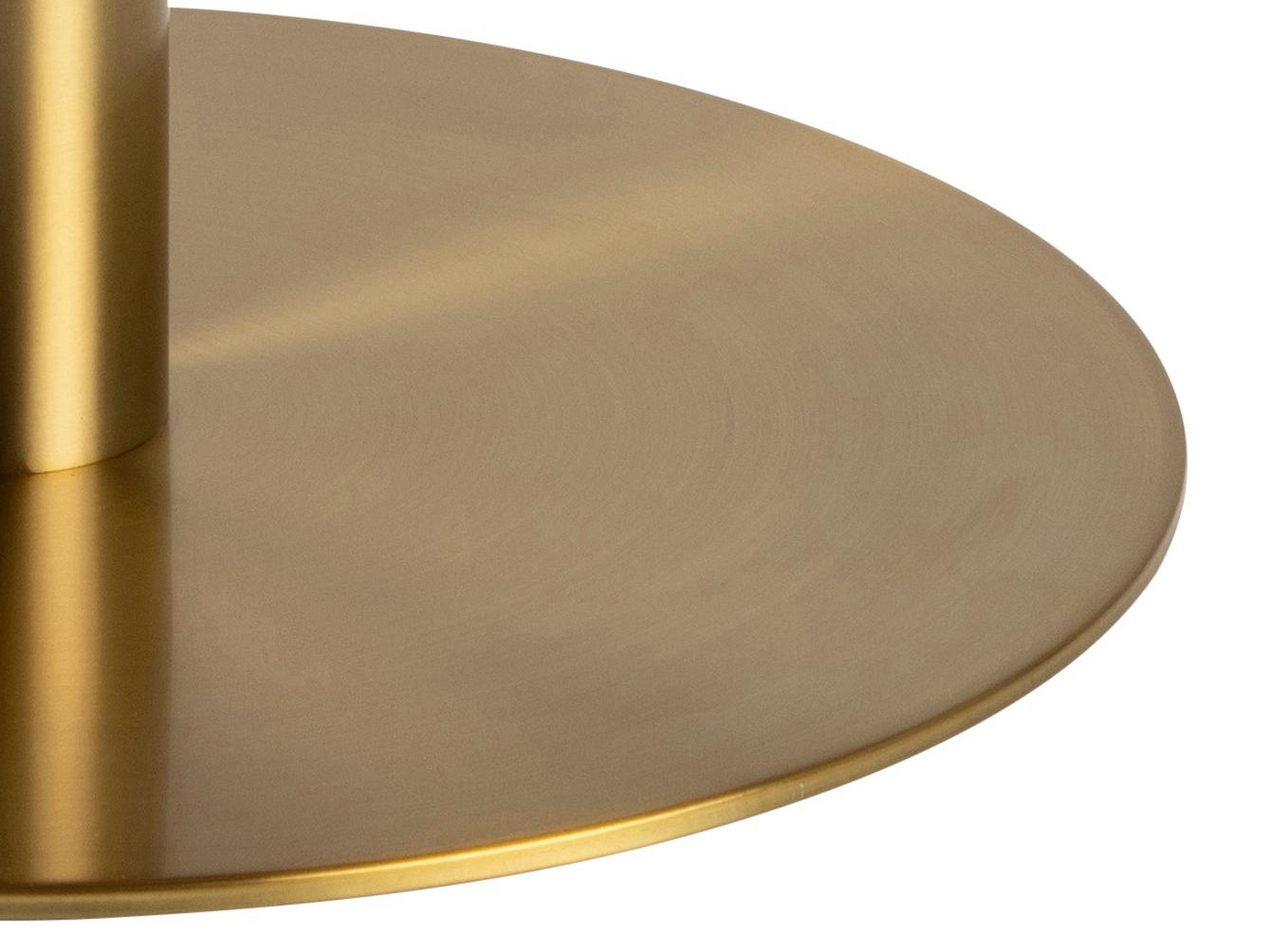 Coffee table Norsica 425 (Golden + White marble)