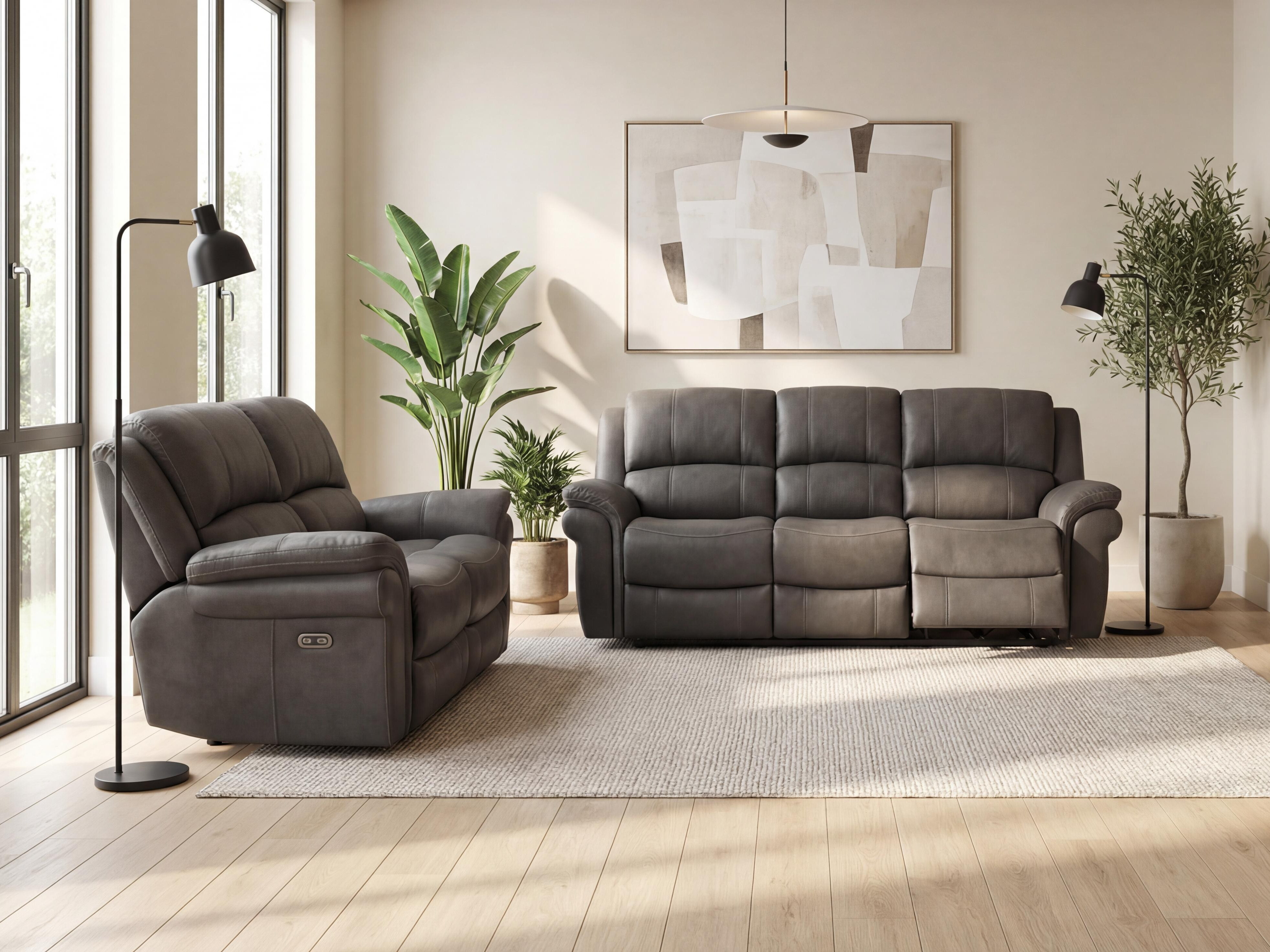 Upholstered furniture set Vercali 103 (Grey)