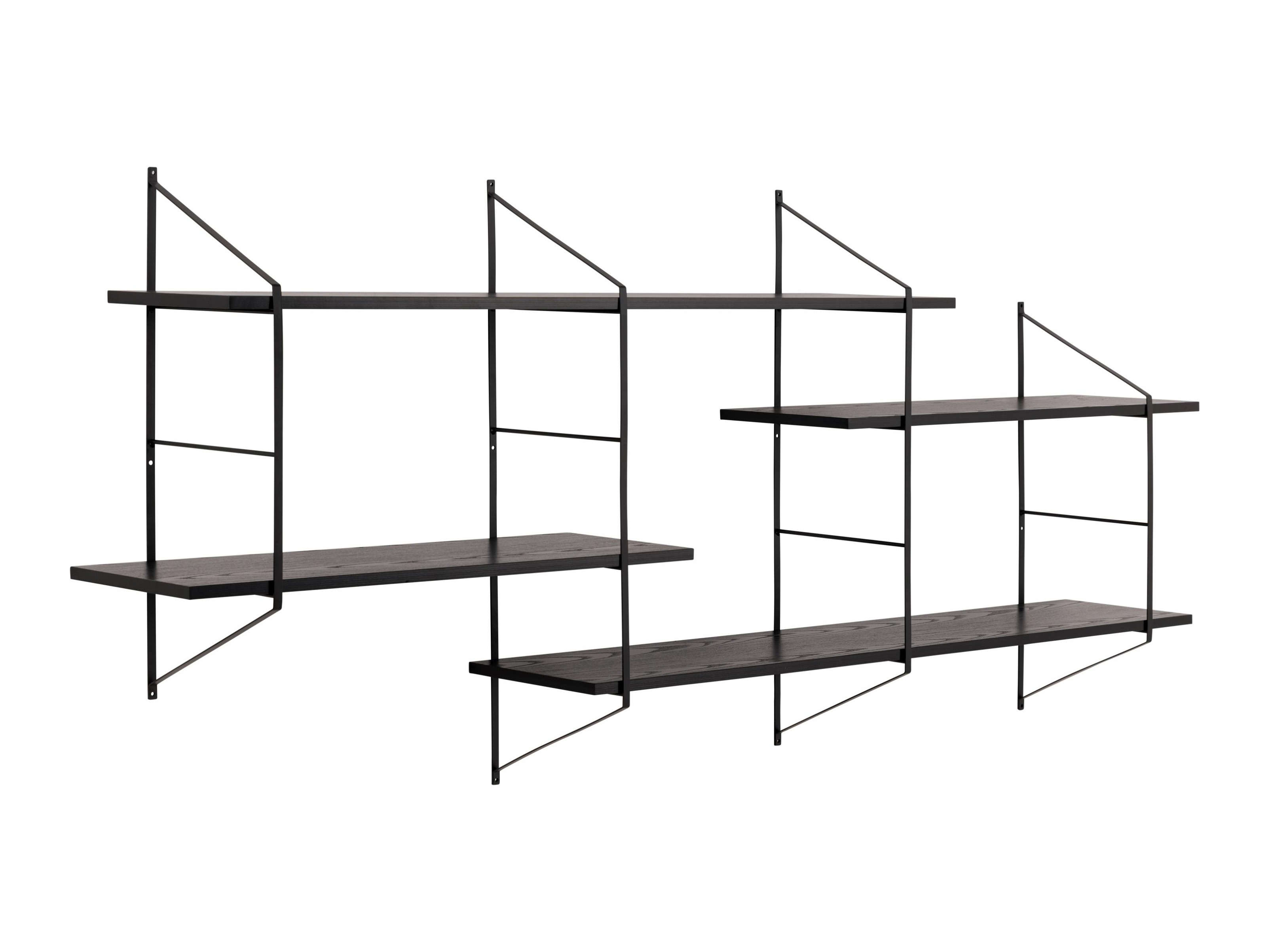 Wall shelf Norsica 447 (Black)