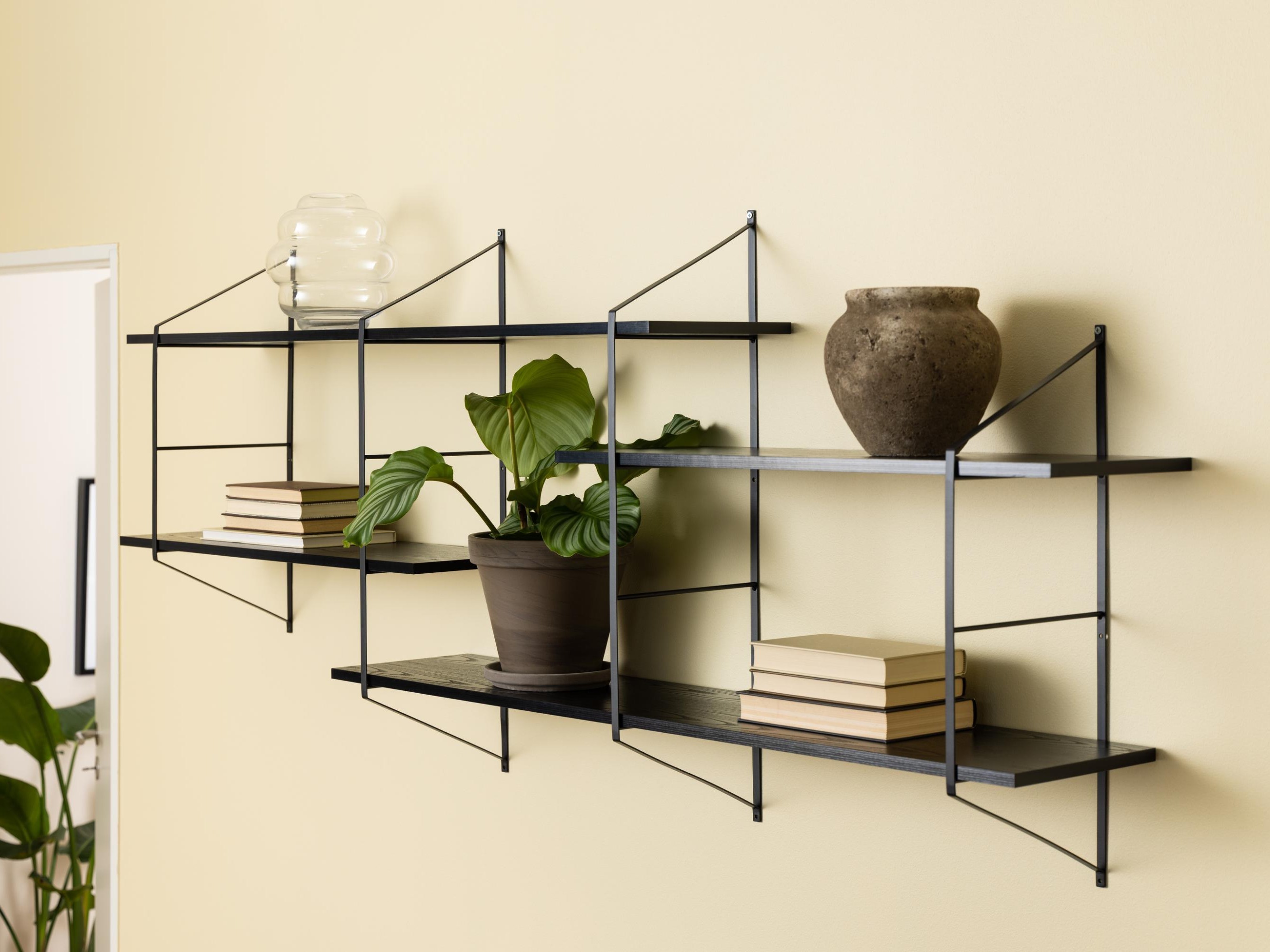 Wall shelf Norsica 447 (Black)