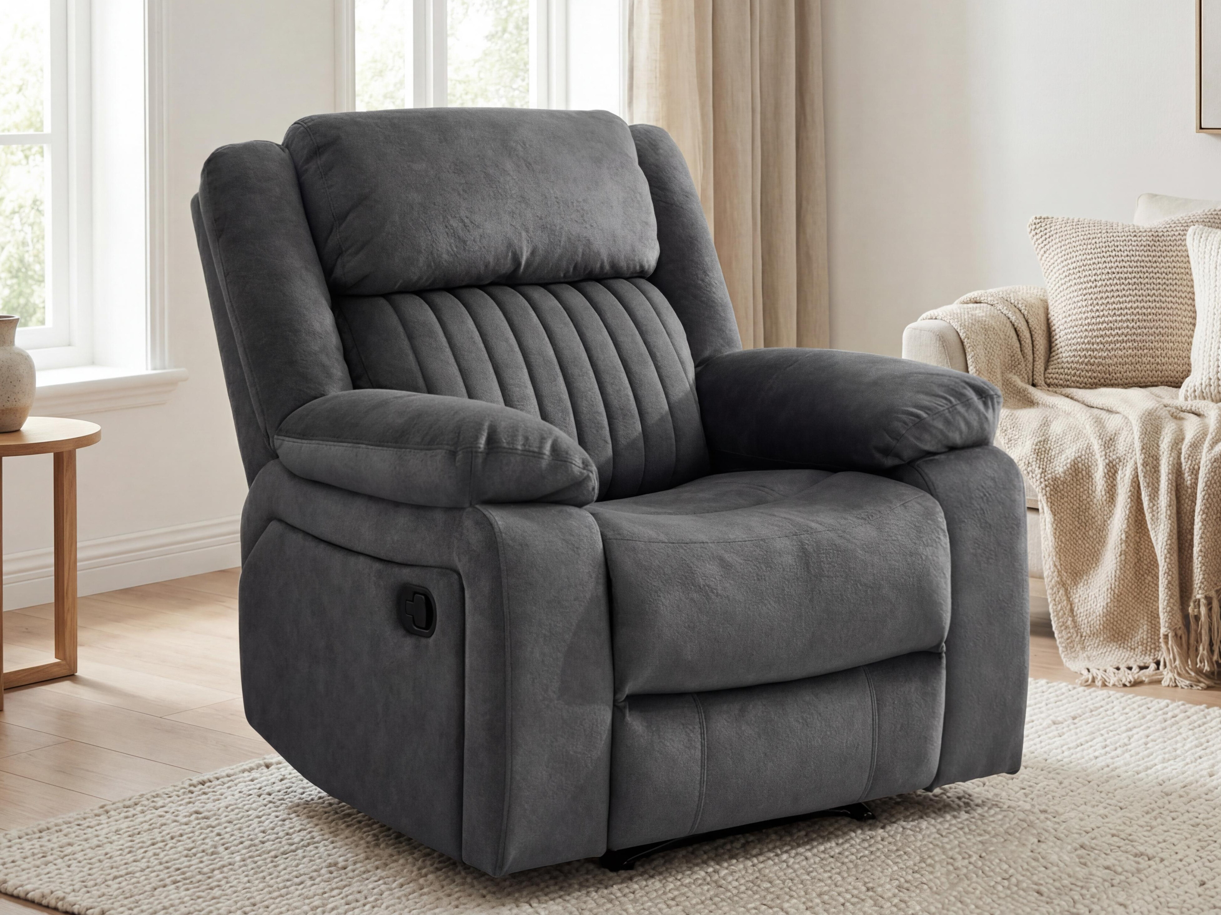 Recliner armchair Lufero 100 (Grey)